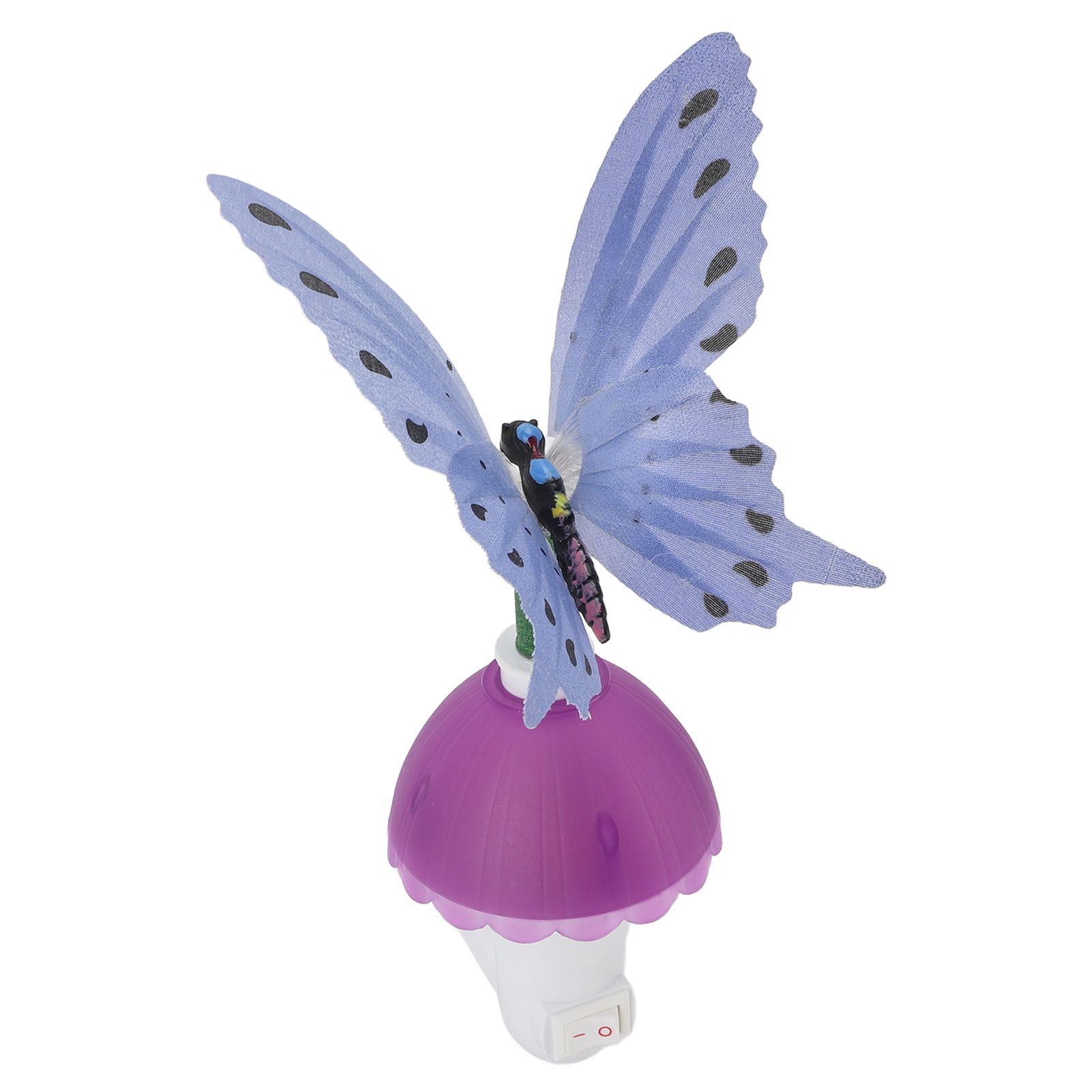 Plug in Night Light Colorful LED Butterflies Plug in Night Lamp with Dusk to view 12