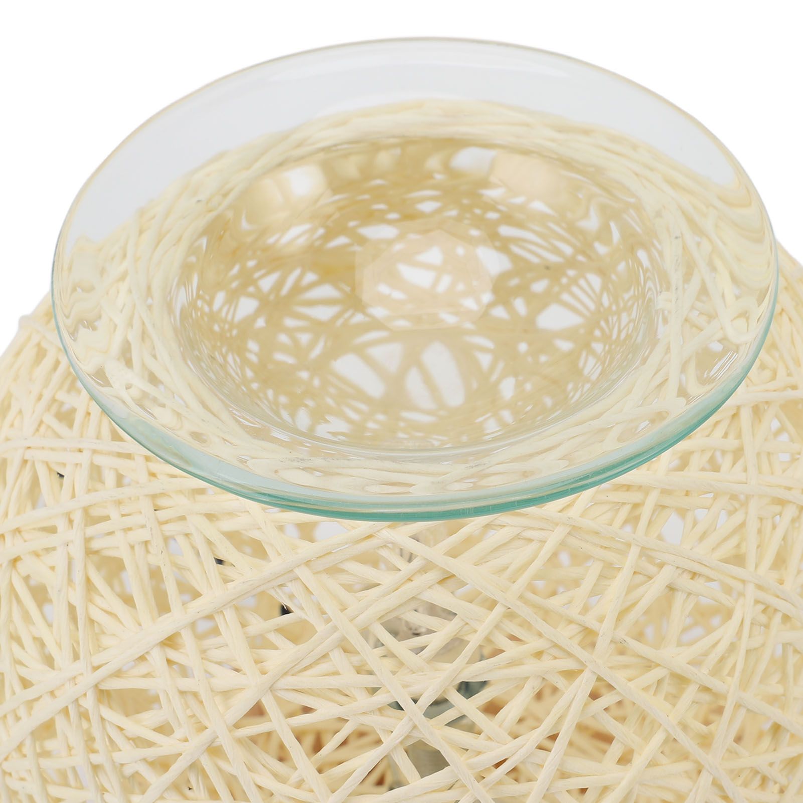 Adjustable Rattan Table Lamp Dimmable Woven Aromatherapy Lamp Night Light for view 7