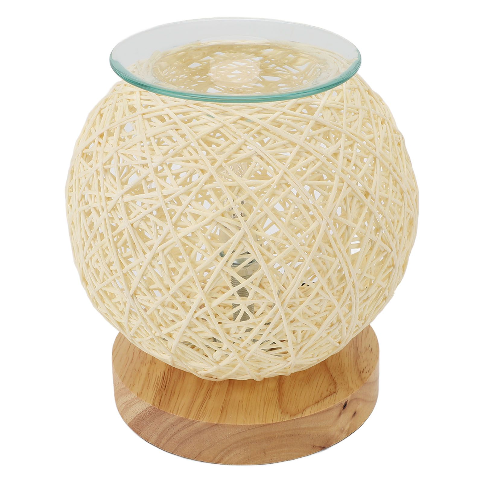 Adjustable Rattan Table Lamp Dimmable Woven Aromatherapy Lamp Night Light for view 9