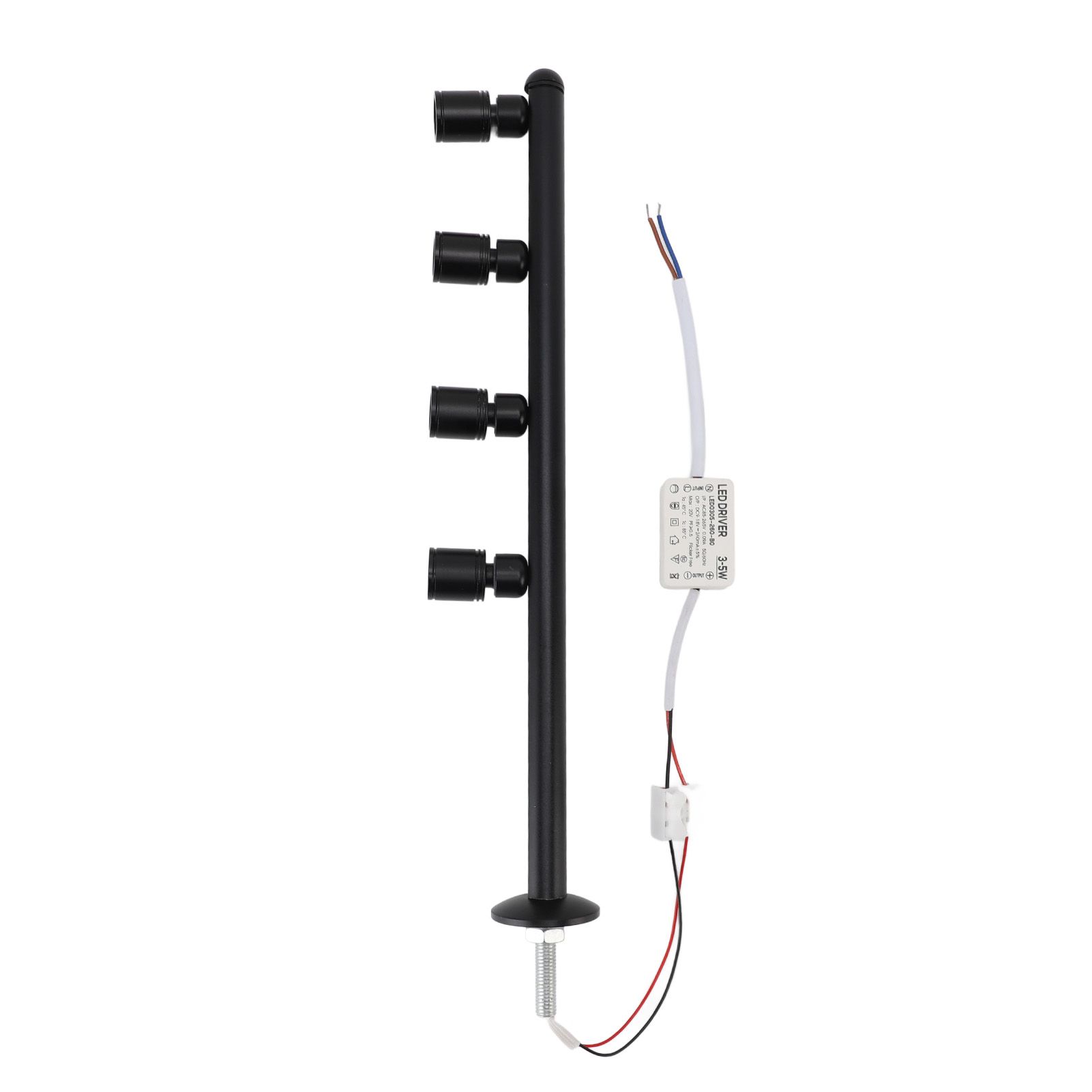 LED Cabinet Spotlight Aluminum 4 Heads Adjustable Eye Care Standing Jewelry view 3