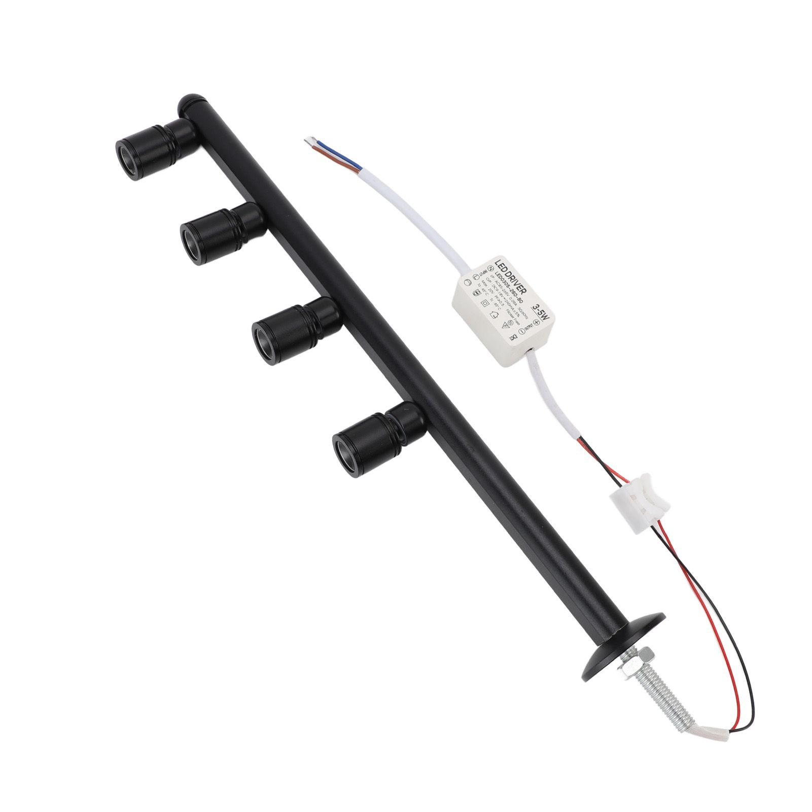 LED Cabinet Spotlight Aluminum 4 Heads Adjustable Eye Care Standing Jewelry view 9