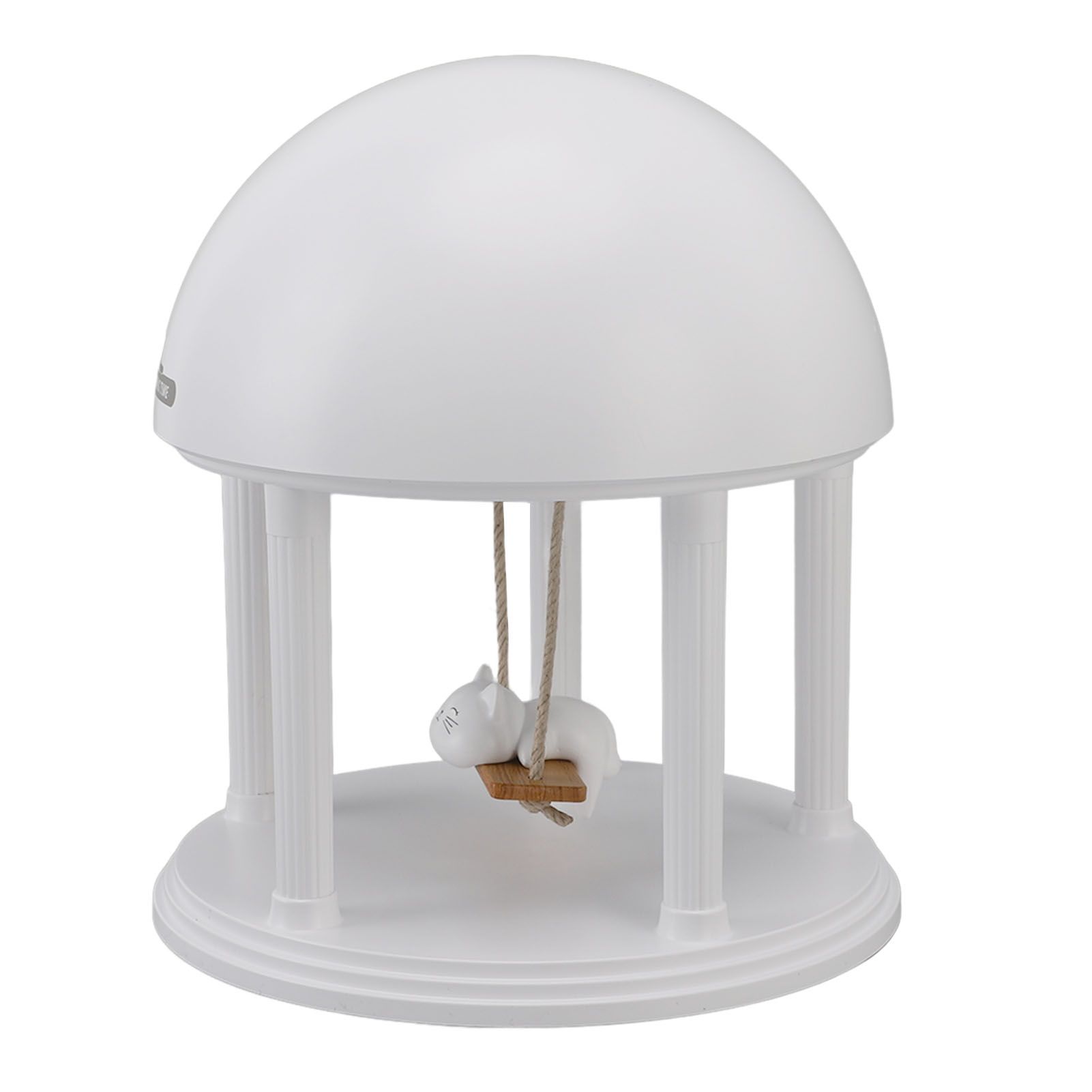 Night Light Speaker with Projector Cute Cat Swing Stepless Dimmable USB view 9