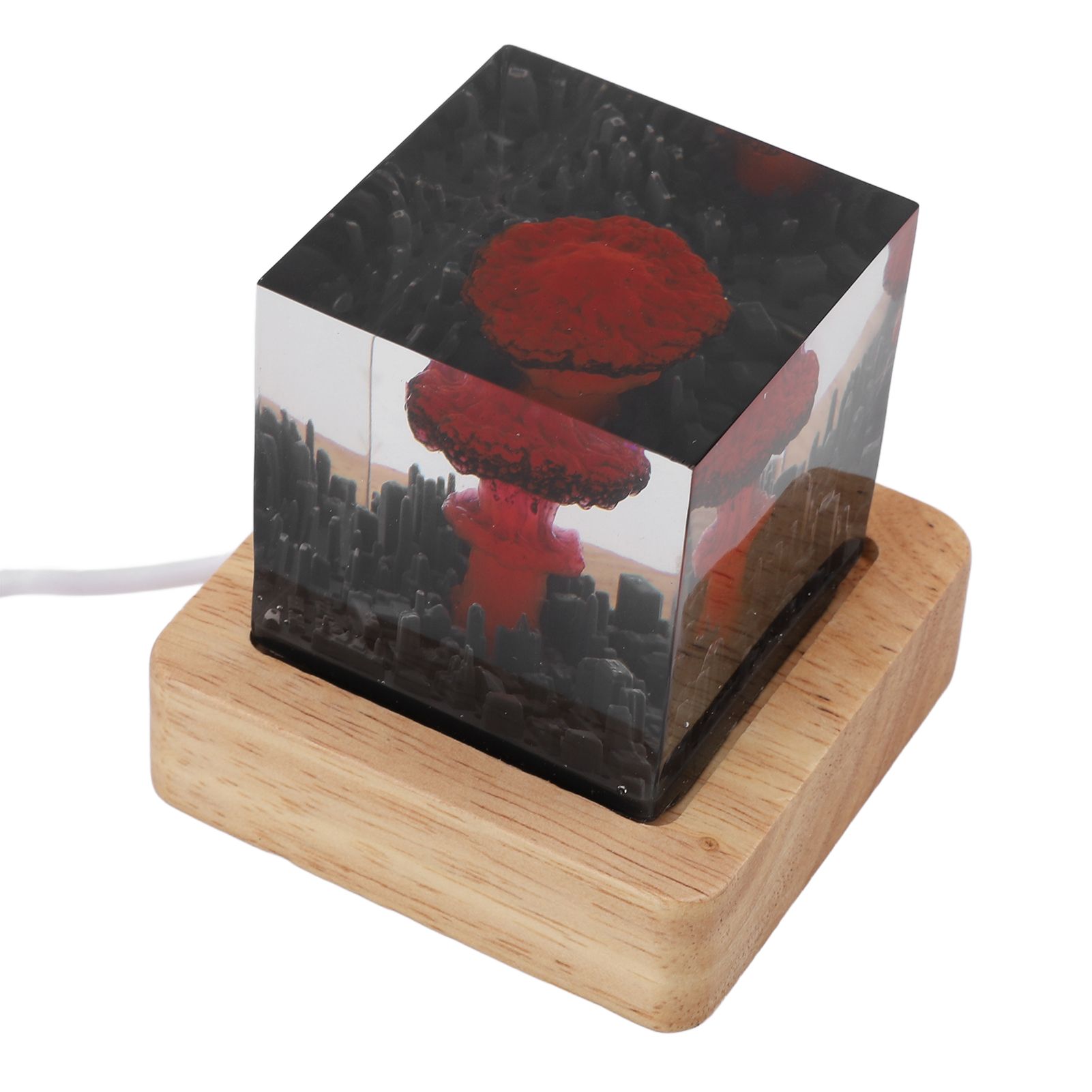Mushroom Nuclear Blast Lamp Ornament Ambient Lamp Decoration Night Light view 4
