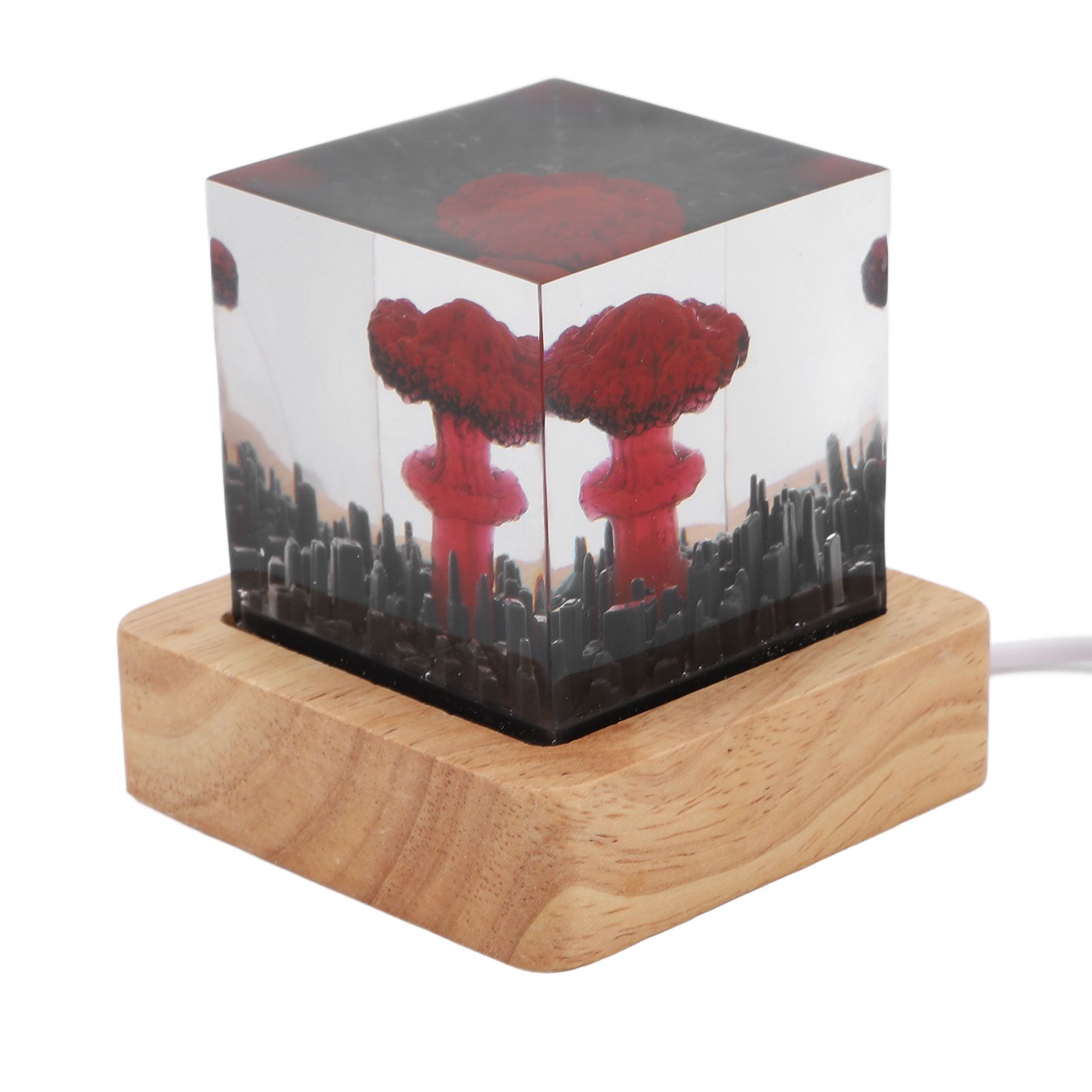 Mushroom Nuclear Blast Lamp Ornament Ambient Lamp Decoration Night Light view 11