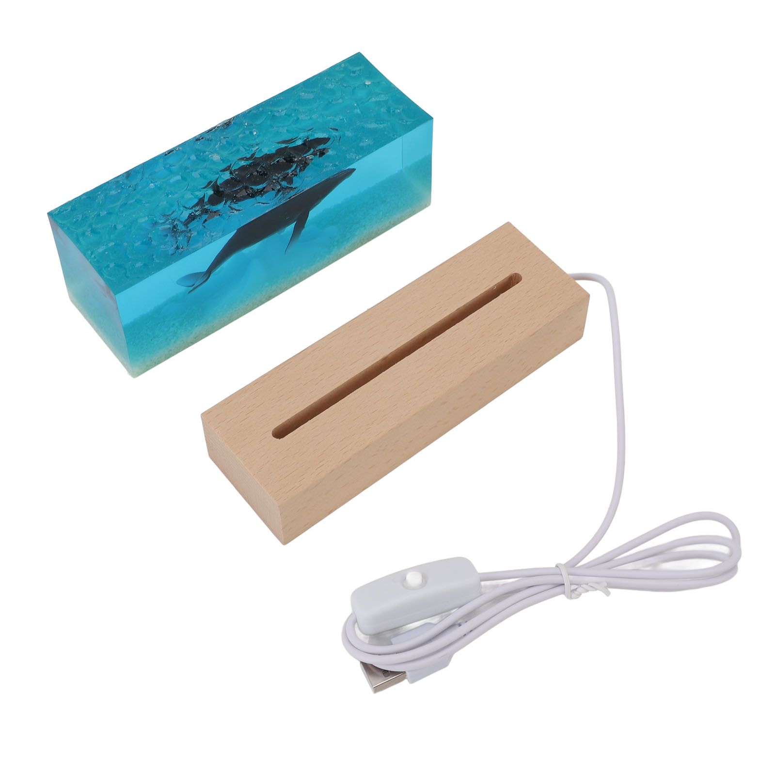 Night Light Simulated Marine Landscape USB Powered White Lighting Multipurpose view 3