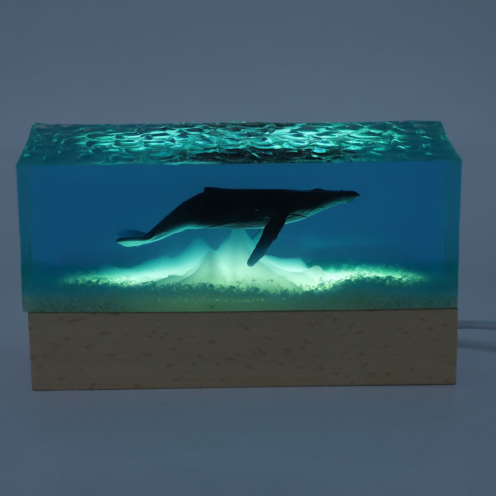 Night Light Simulated Marine Landscape USB Powered White Lighting Multipurpose view 9