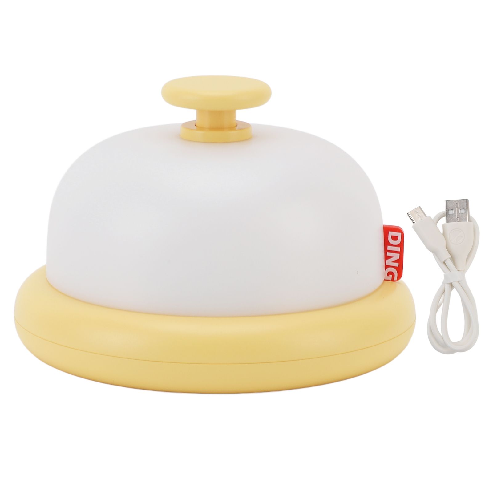 Cute Bell Night Light Stepless Dimmable Rechargeable Warm Lighting Nursery view 3