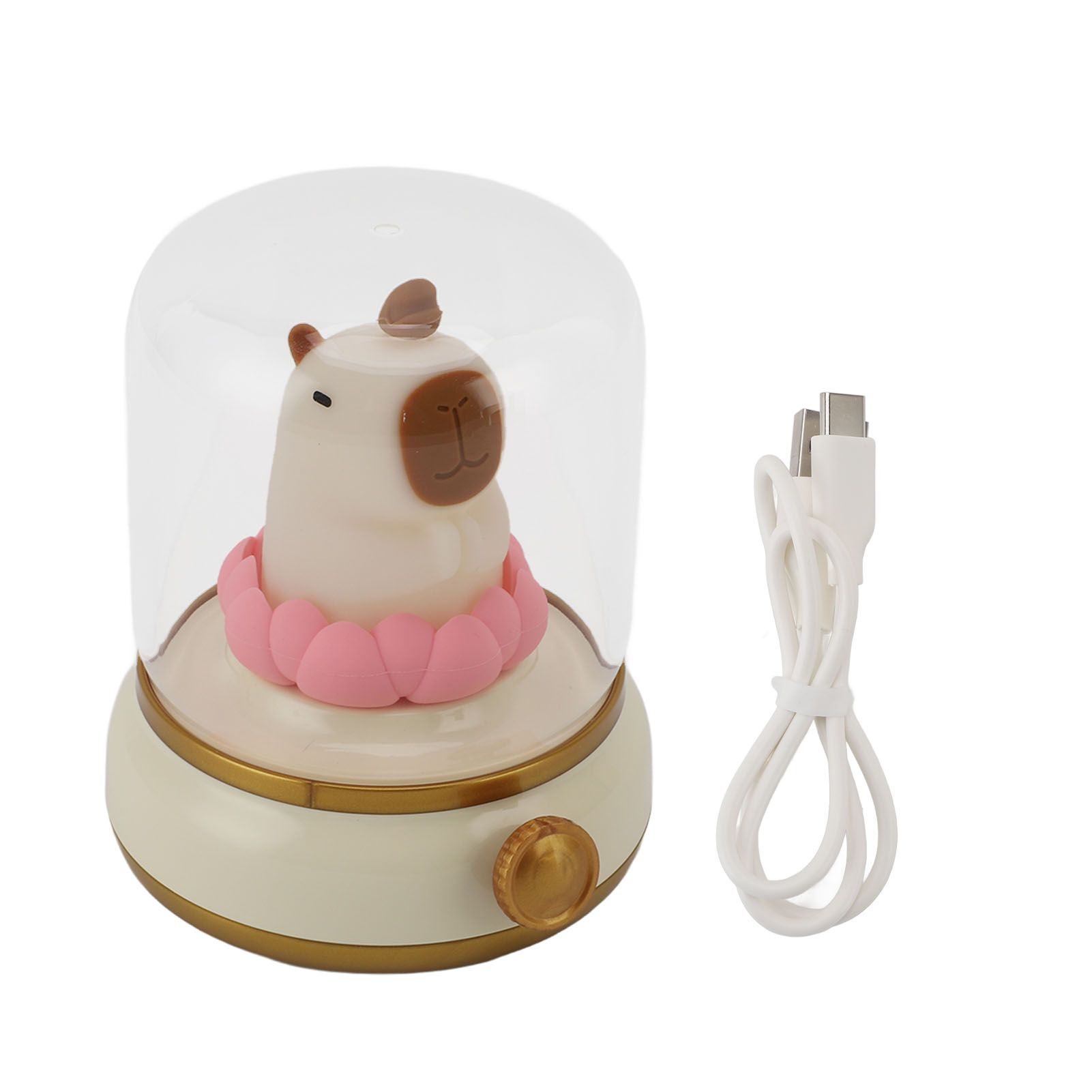 Capybara Night Light Innovative Cute Table Lamp USB Rechargeable Bedside Lamp view 3