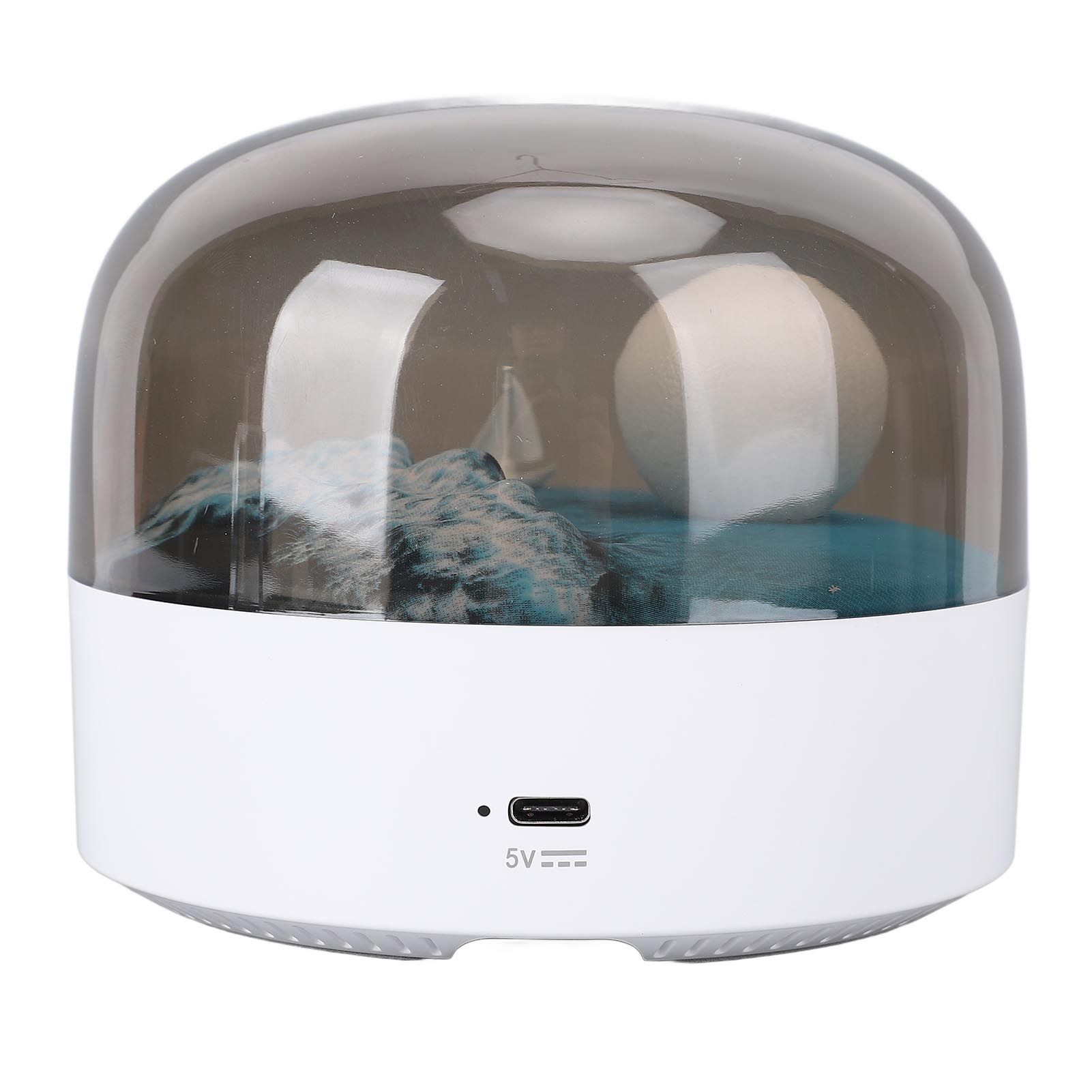 Moon Night Light with Dimming Function Rechargeable Touch Bedside Desk Lamp view 6