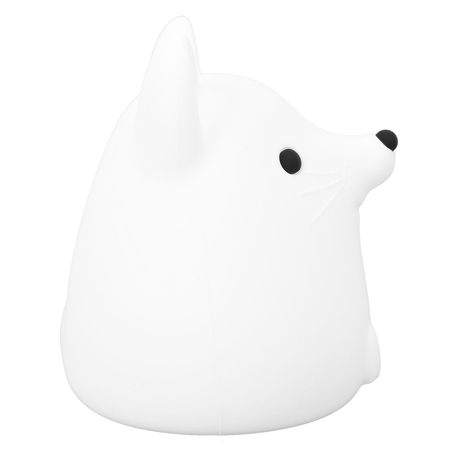 Cute Fox Night Light Silicone Tap Control USB Rechargeable Animal Nursery view 12