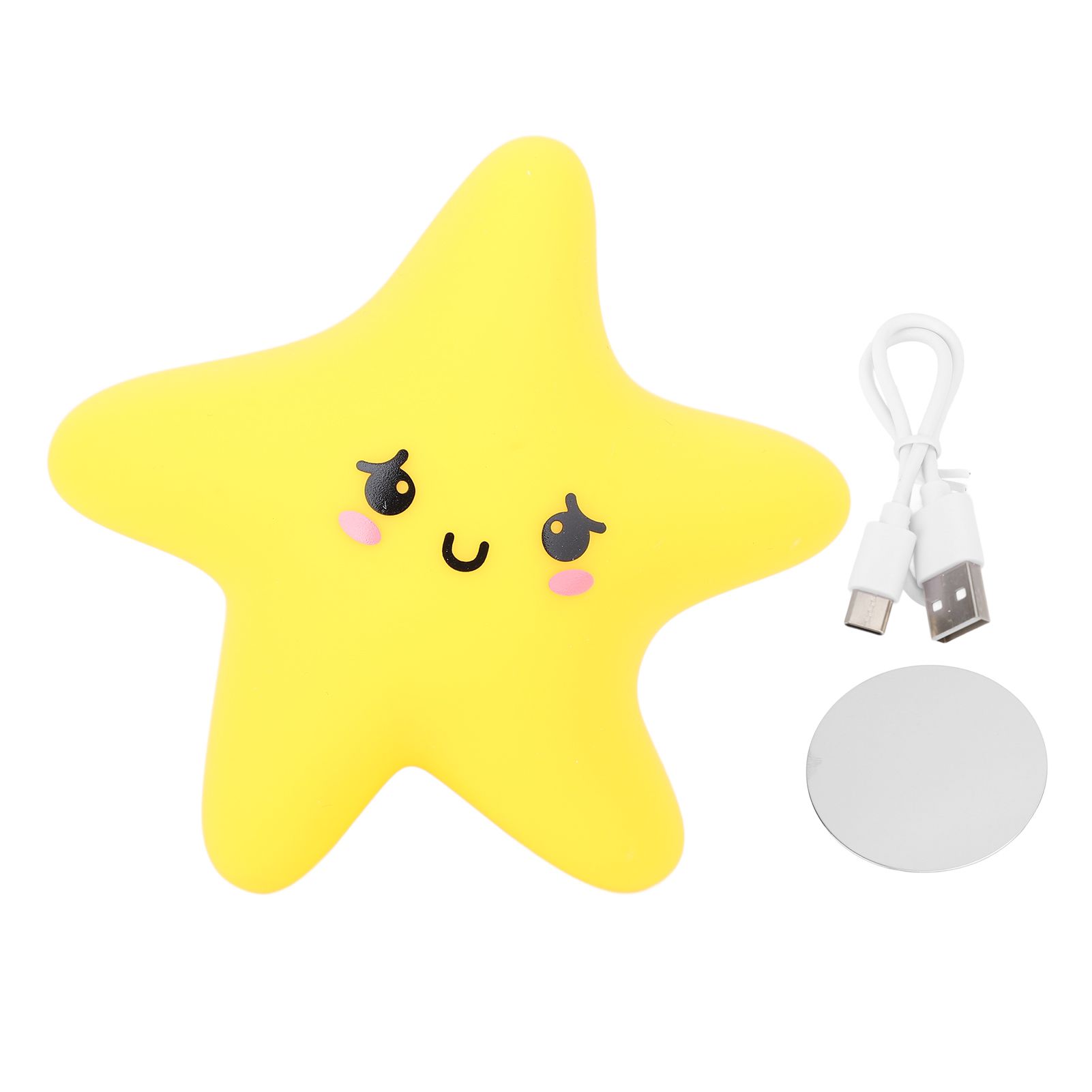 Silicone Night Light USB Charging Cute Soft Lighting Eye Caring Decorative view 3