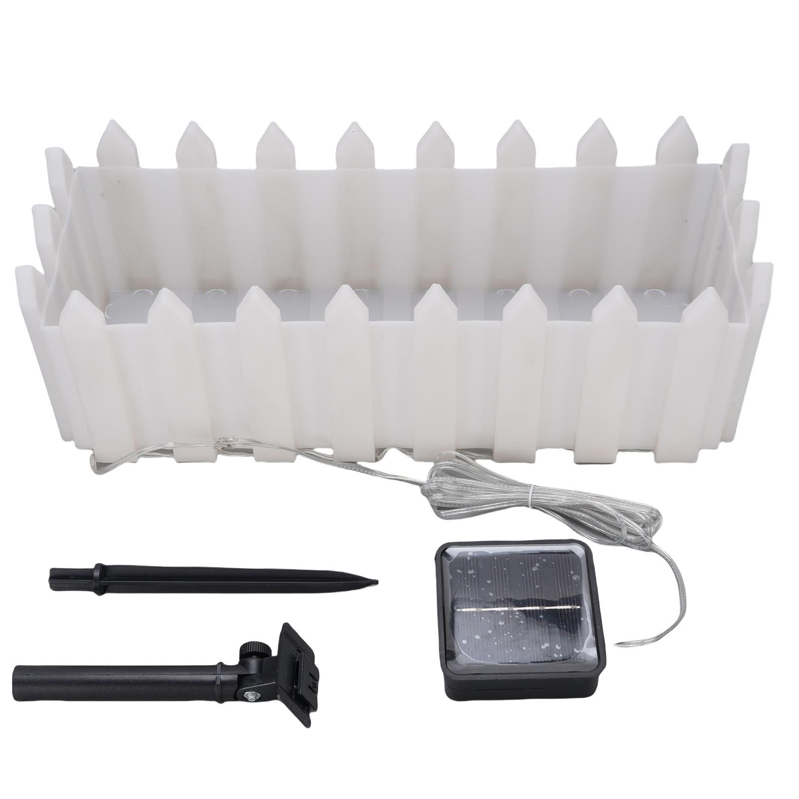 LED Flower Pot Light Solar Powered RGB 8 Modes IP55 Rainproof Light Up Planter view 3