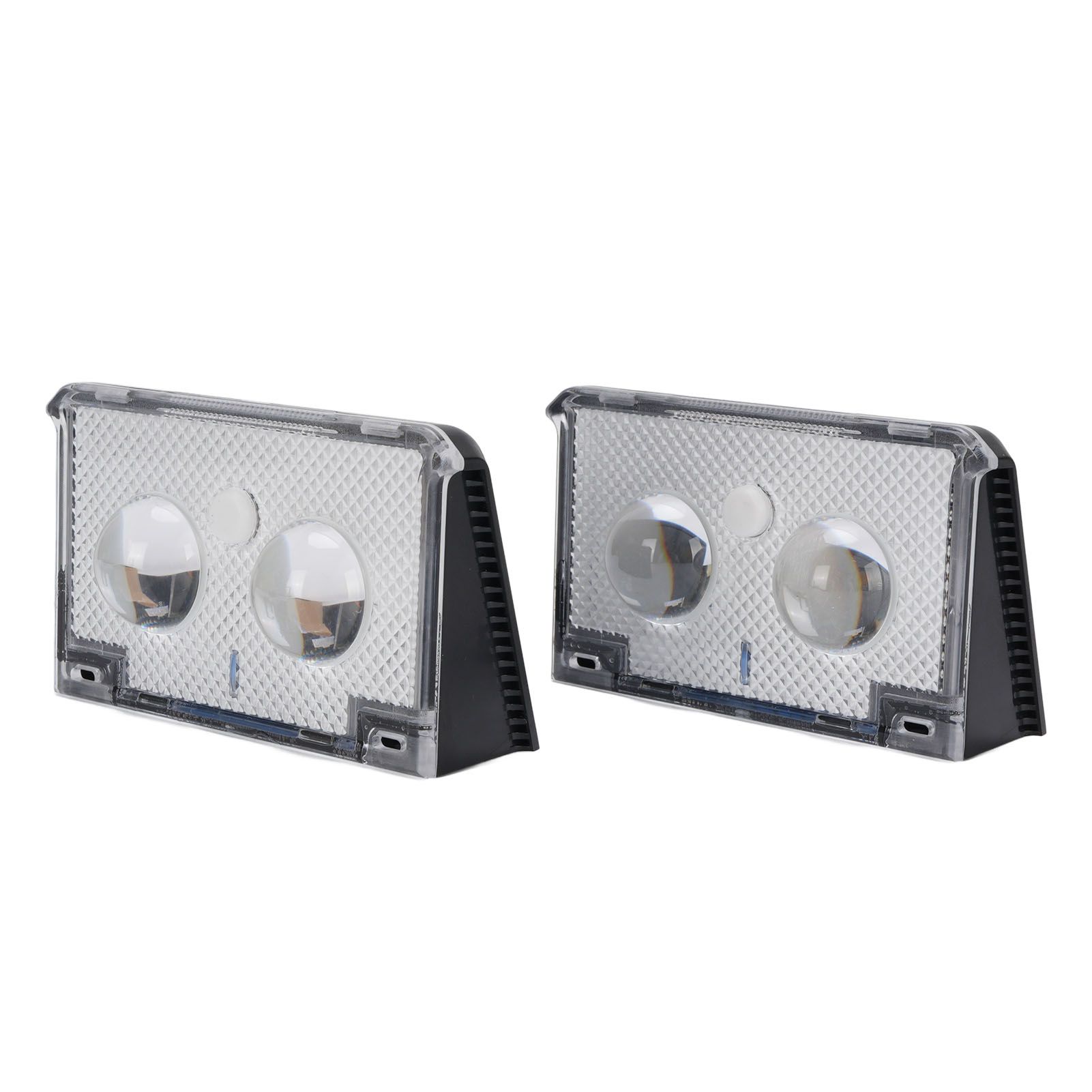 2pcs Solar Fence Lights Outdoor Solar Wall Lights 3 Color Temperature IP65 view 6