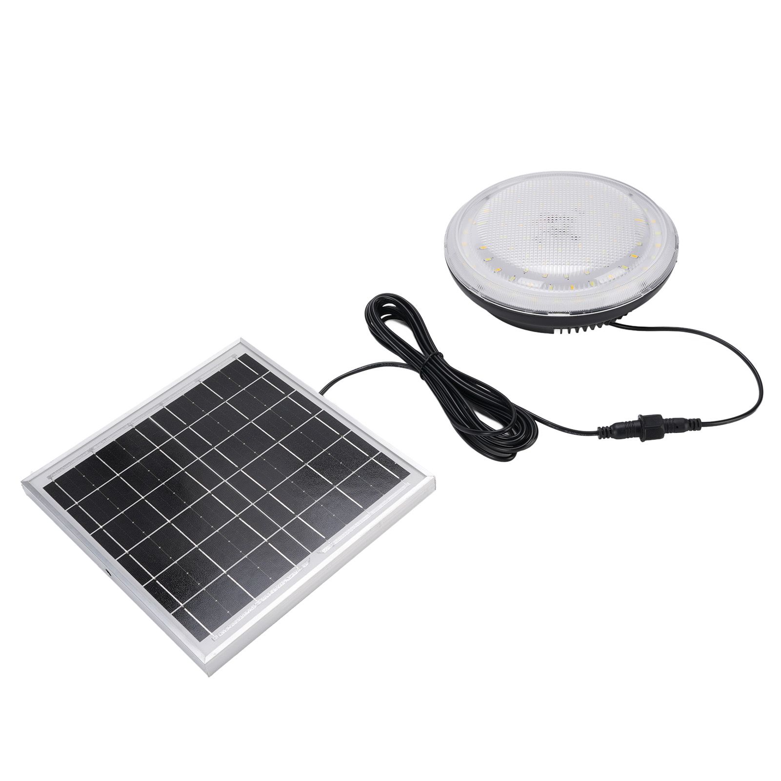 Solar Ceiling Light 3 Color Dimmable IP65 Rain Proof Solar Shed Light with view 11