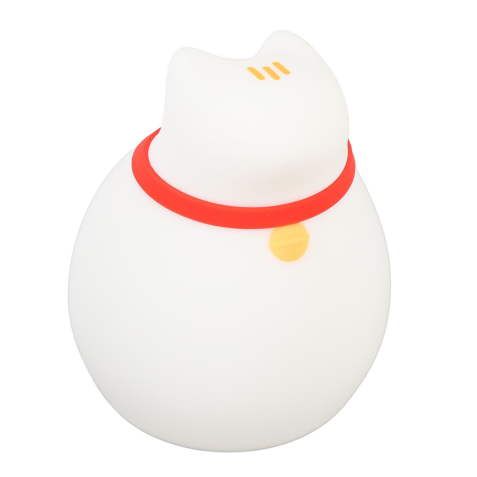 Cute Lucky Cat Night Light Silicone Dimmable Tap Control USB Rechargeable view 4