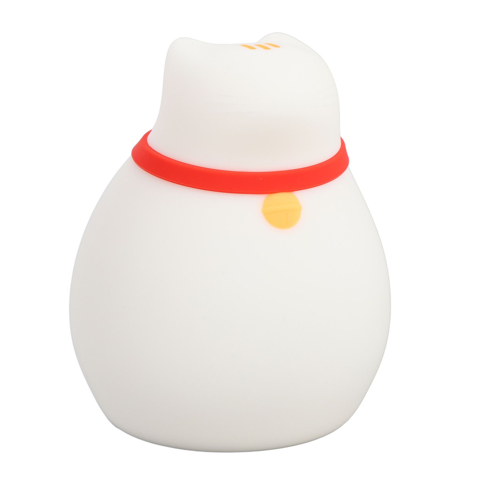 Cute Lucky Cat Night Light Silicone Dimmable Tap Control USB Rechargeable view 6