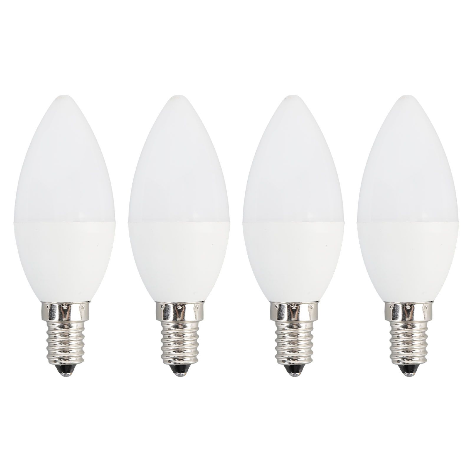 4PCS E14 LED Candelabra Light Bulbs 40W Equivalent Daylight White 6000K 5W view 3