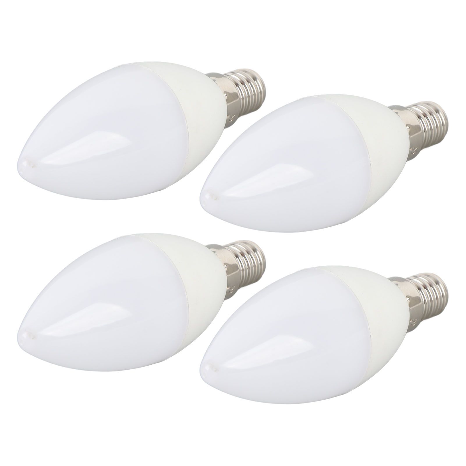 4PCS E14 LED Candelabra Light Bulbs 40W Equivalent Daylight White 6000K 5W view 12