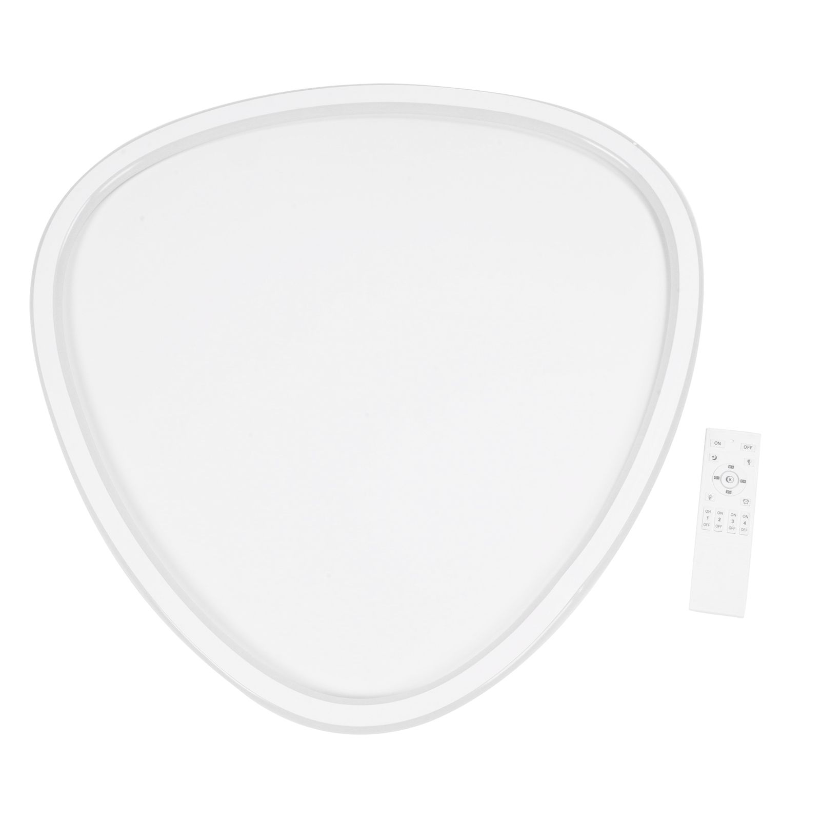 LED Ceiling Light Dimmable Triangular Modern Flush Mount Ceiling Light Fixture view 3