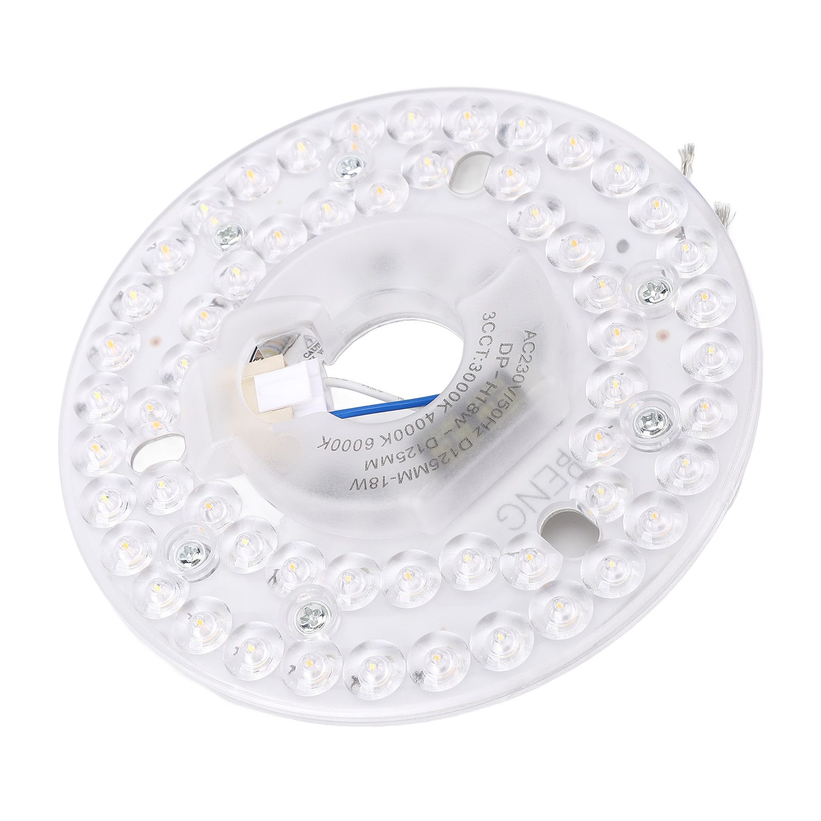 4.92 Inch LED Ceiling Fan Light Retrofit Kit 18W 3CCT 3000K 4000K 6000K