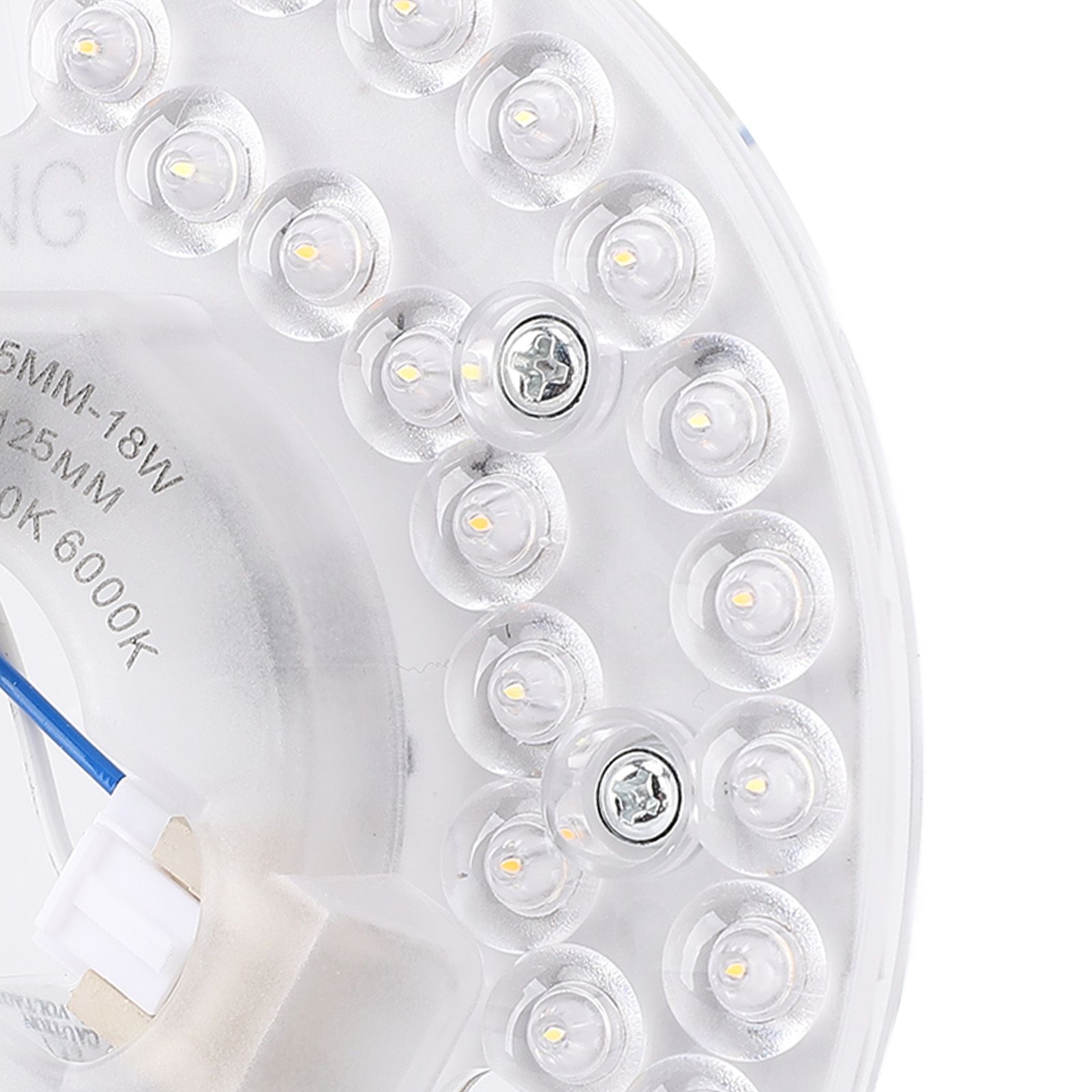 4.92 Inch LED Ceiling Fan Light Retrofit Kit 18W 3CCT 3000K 4000K 6000K view 2