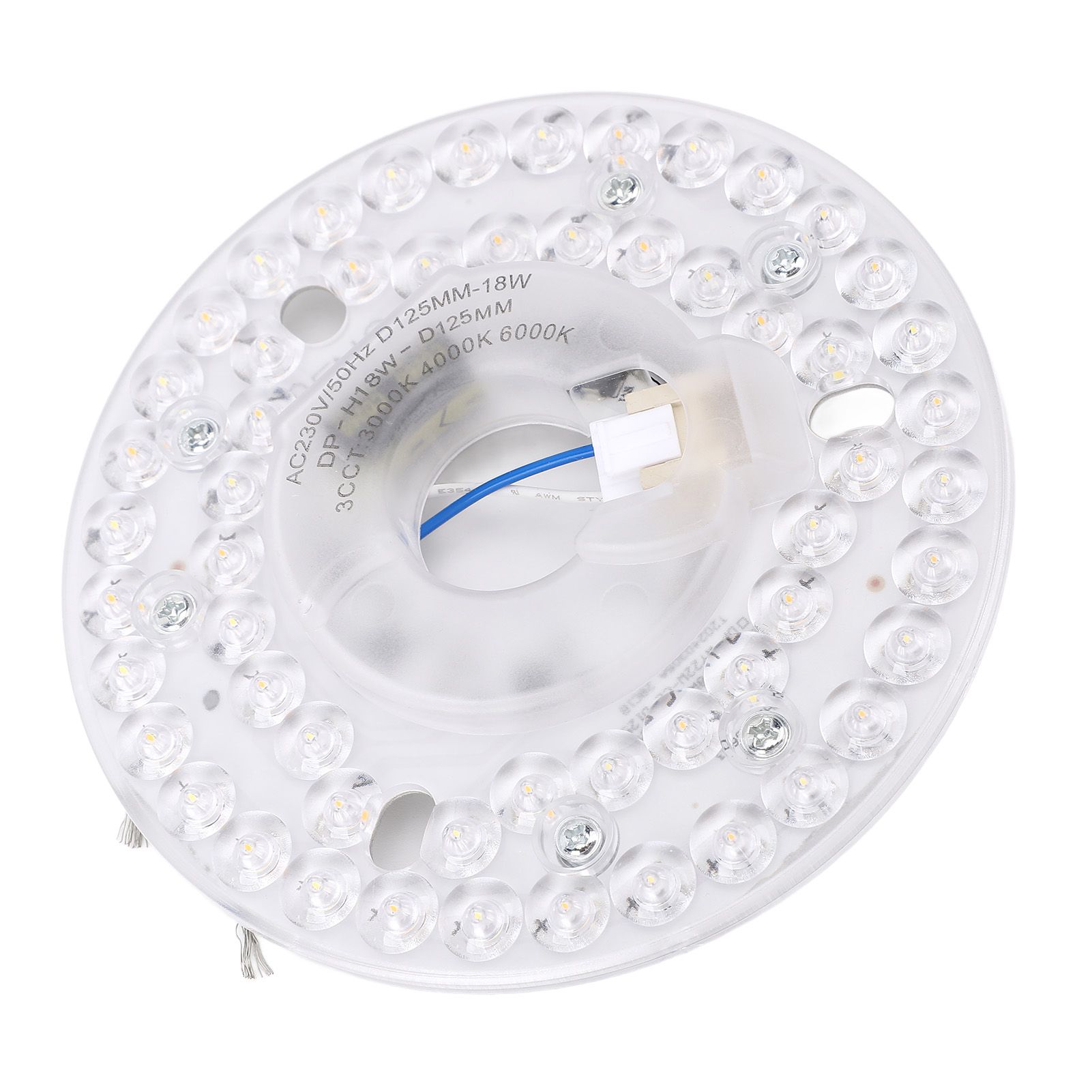 4.92 Inch LED Ceiling Fan Light Retrofit Kit 18W 3CCT 3000K 4000K 6000K view 8
