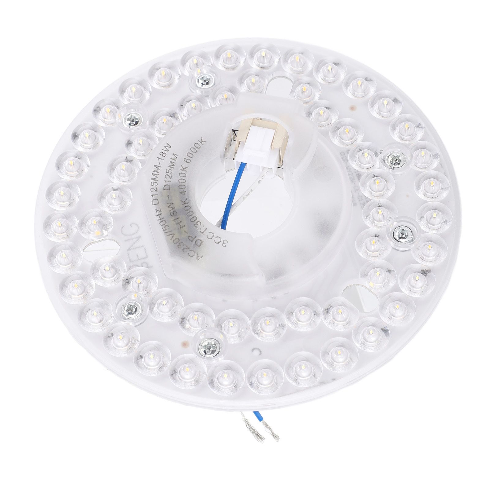 4.92 Inch LED Ceiling Fan Light Retrofit Kit 18W 3CCT 3000K 4000K 6000K view 11