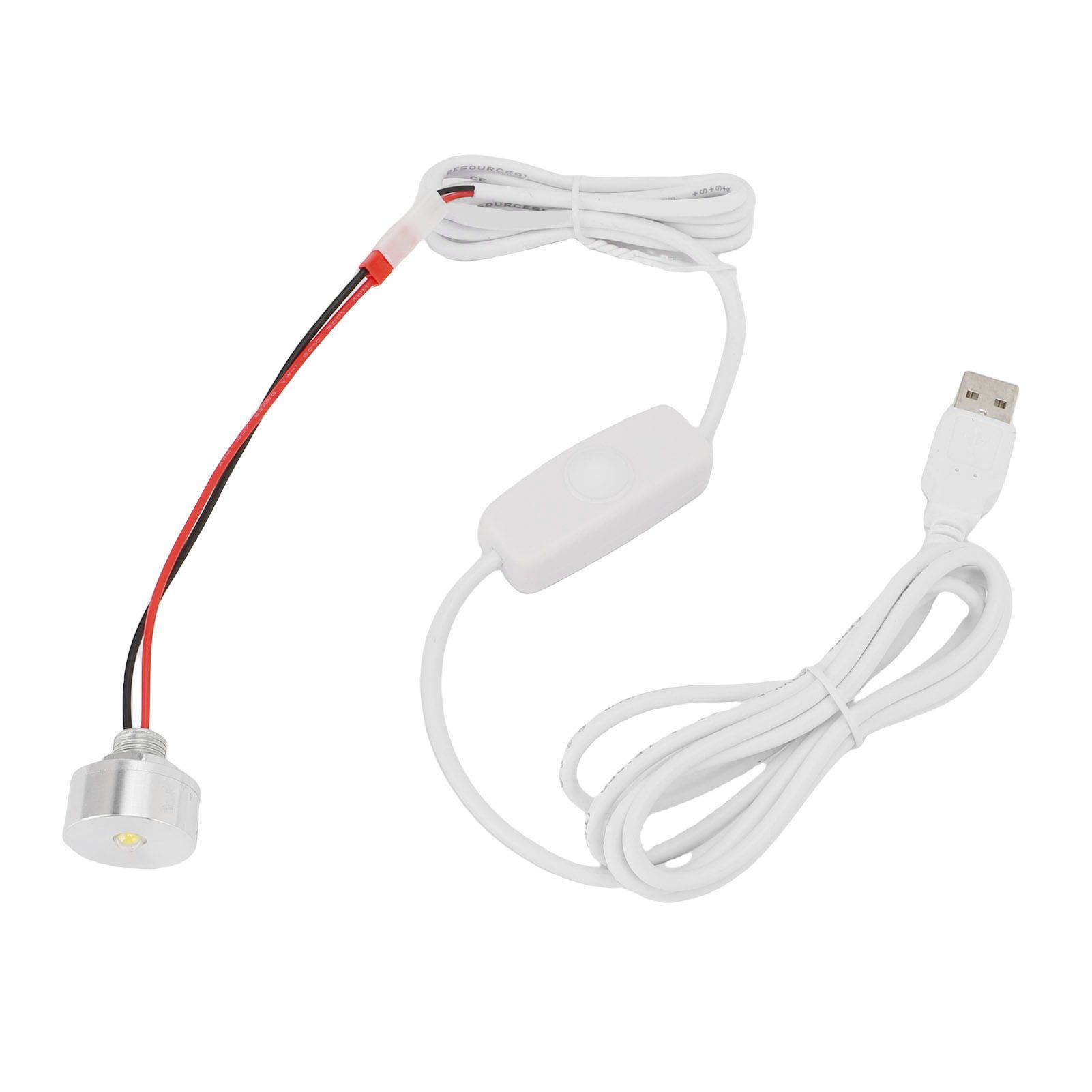 Small LED Spotlight Stepless Dimming 5V USB Powered Spotlight for Showcase view 4