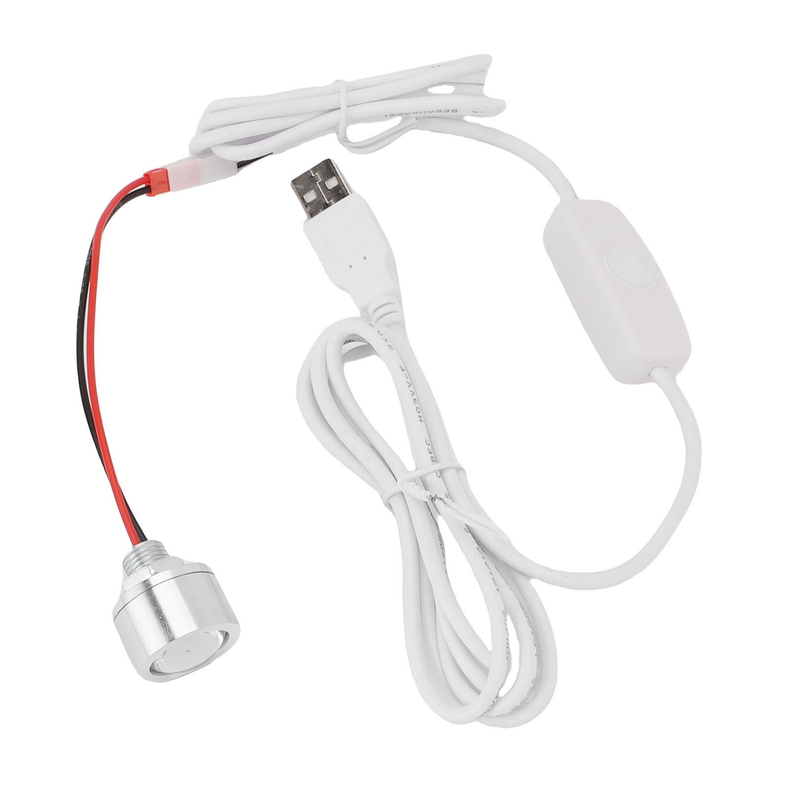 LED Spotlight Stepless Dimmable USB Plug in Spotlight 80LM 4000K 1W for Wall view 4