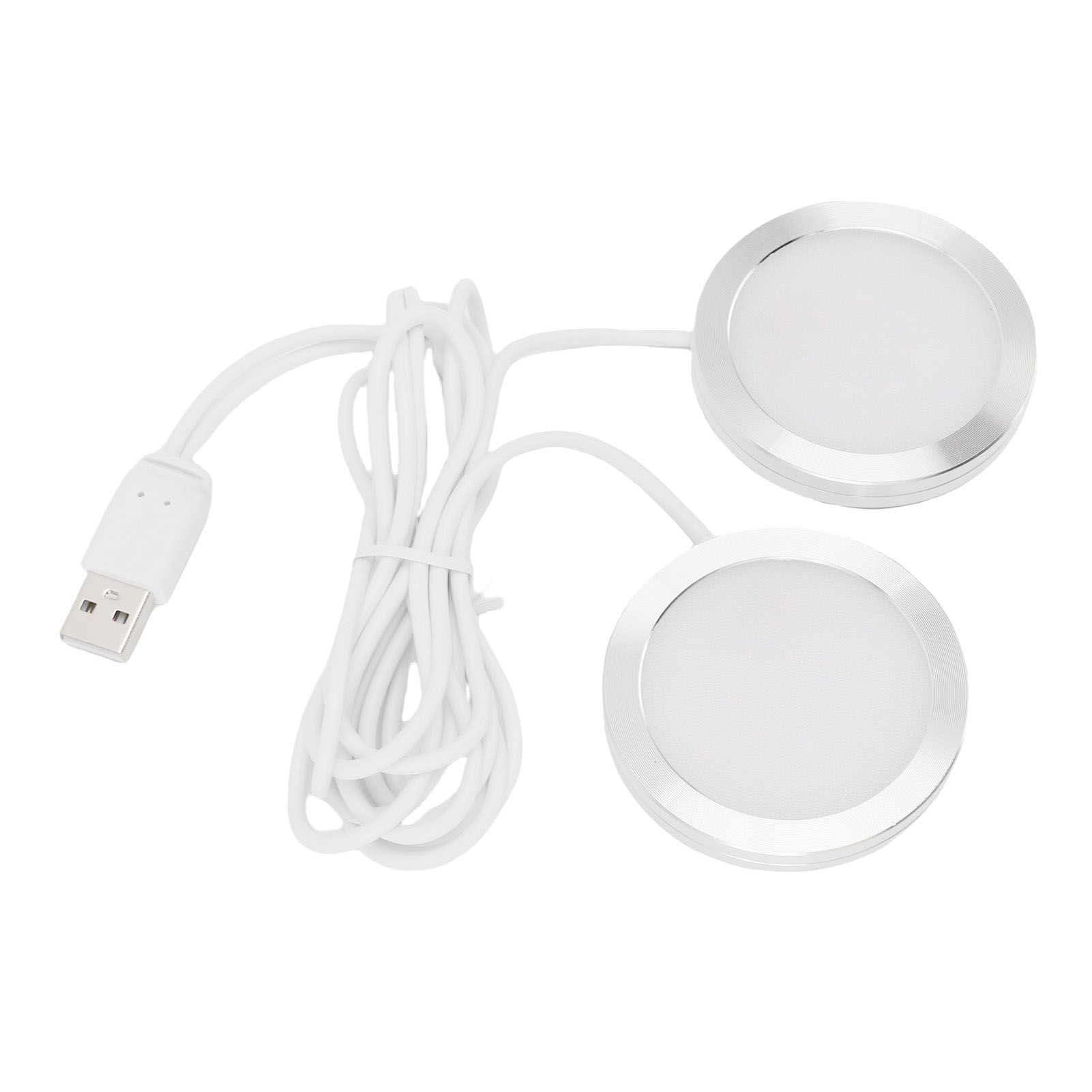 Dual Heads Round LED Spotlight Indoor Mini Ultra Slim 5V USB Under Counter view 4