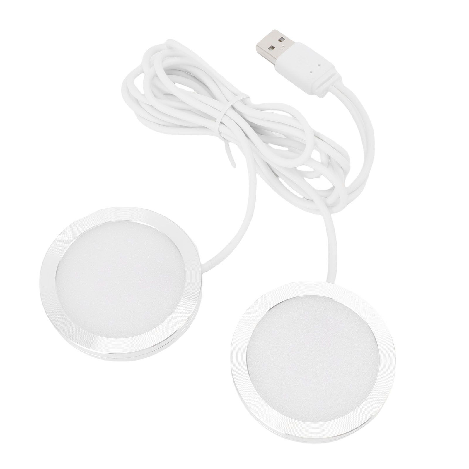 Dual Heads Round LED Spotlight Indoor Mini Ultra Slim 5V USB Under Counter view 10
