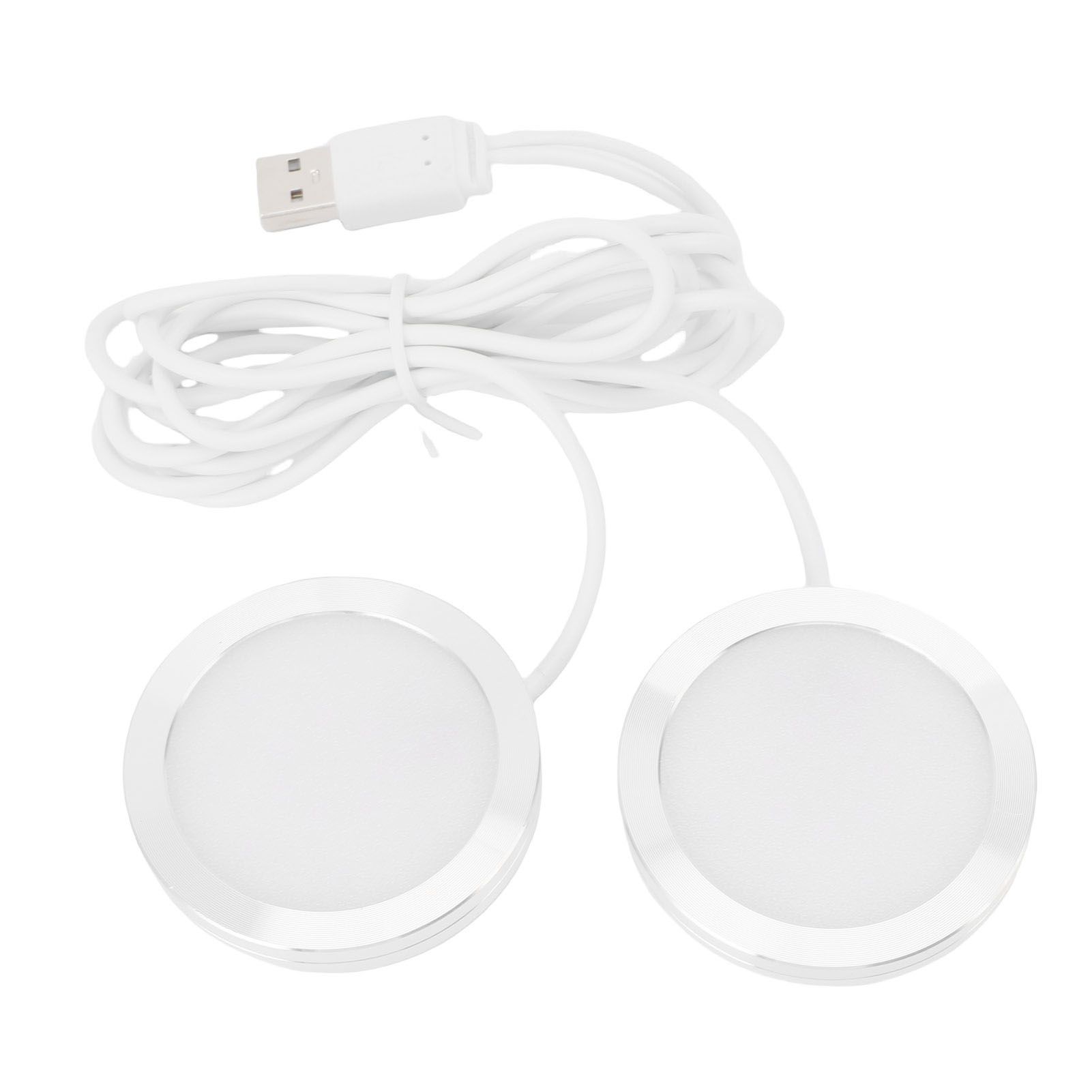 Dual Heads Round LED Spotlight Indoor Mini Ultra Slim 5V USB Under Counter view 11
