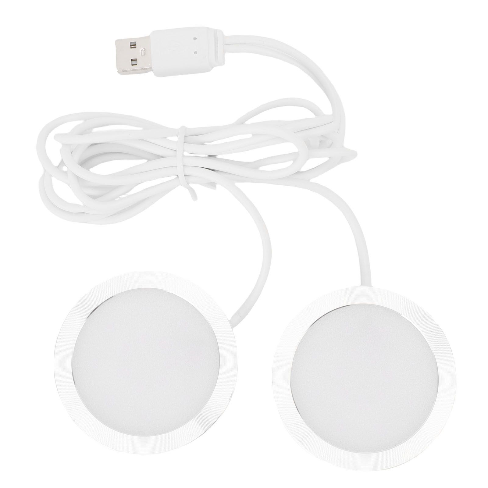 Dual Heads Round LED Spotlight Indoor Mini Ultra Slim 5V USB Under Counter view 12