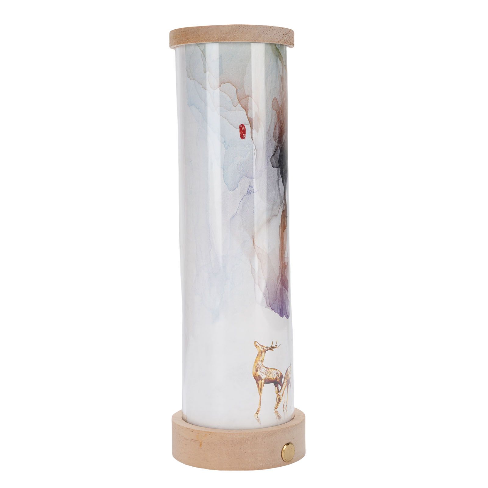 Touch Table Lamp Solid Wood PC 3 Color Temperatures Stepless Dimmable Cordless view 6