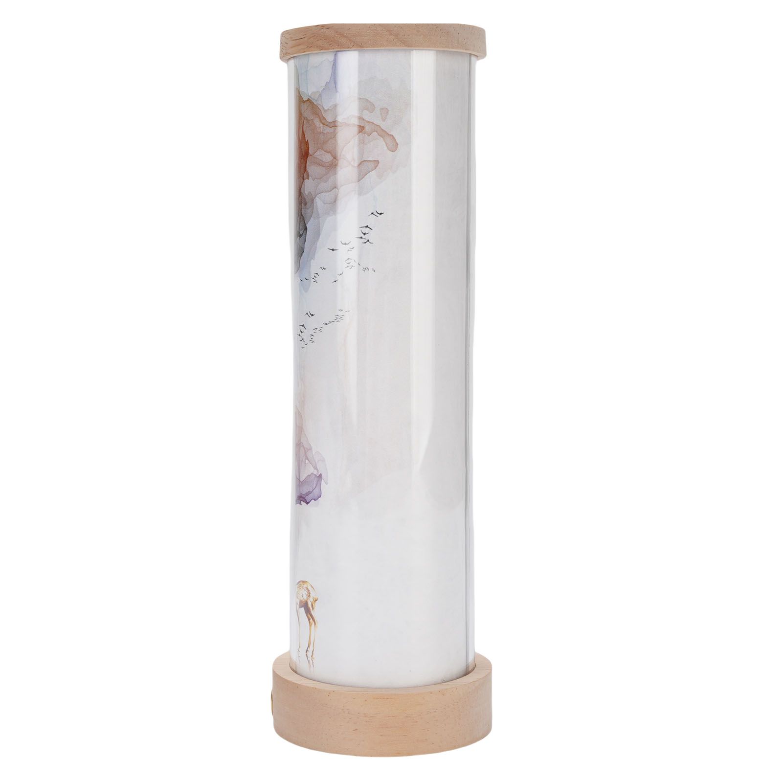 Touch Table Lamp Solid Wood PC 3 Color Temperatures Stepless Dimmable Cordless view 10