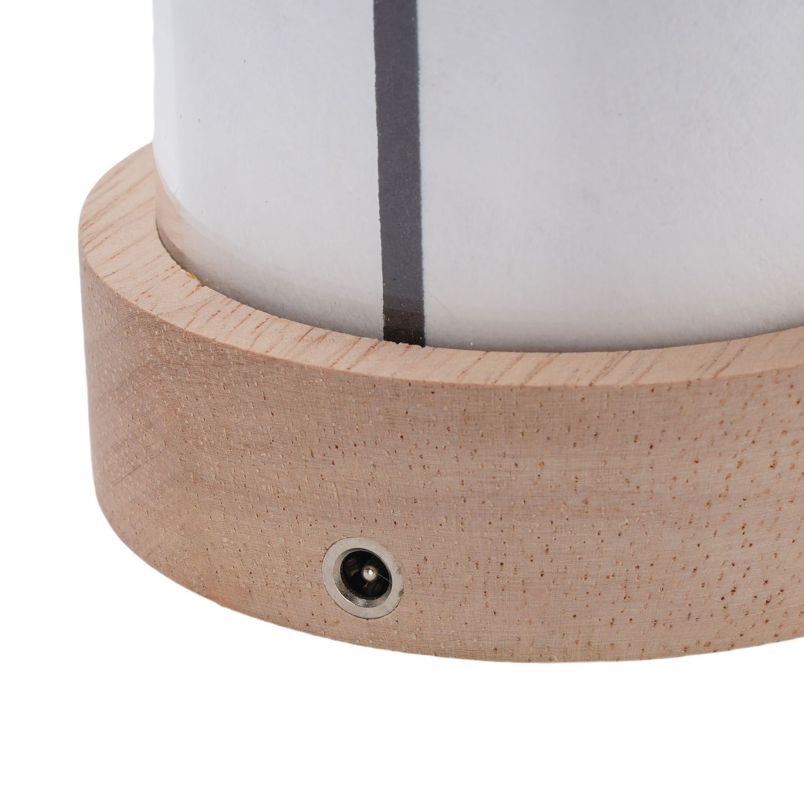 Touch Table Lamp Solid Wood PC 3 Color Temperatures Stepless Dimmable Cordless view 5