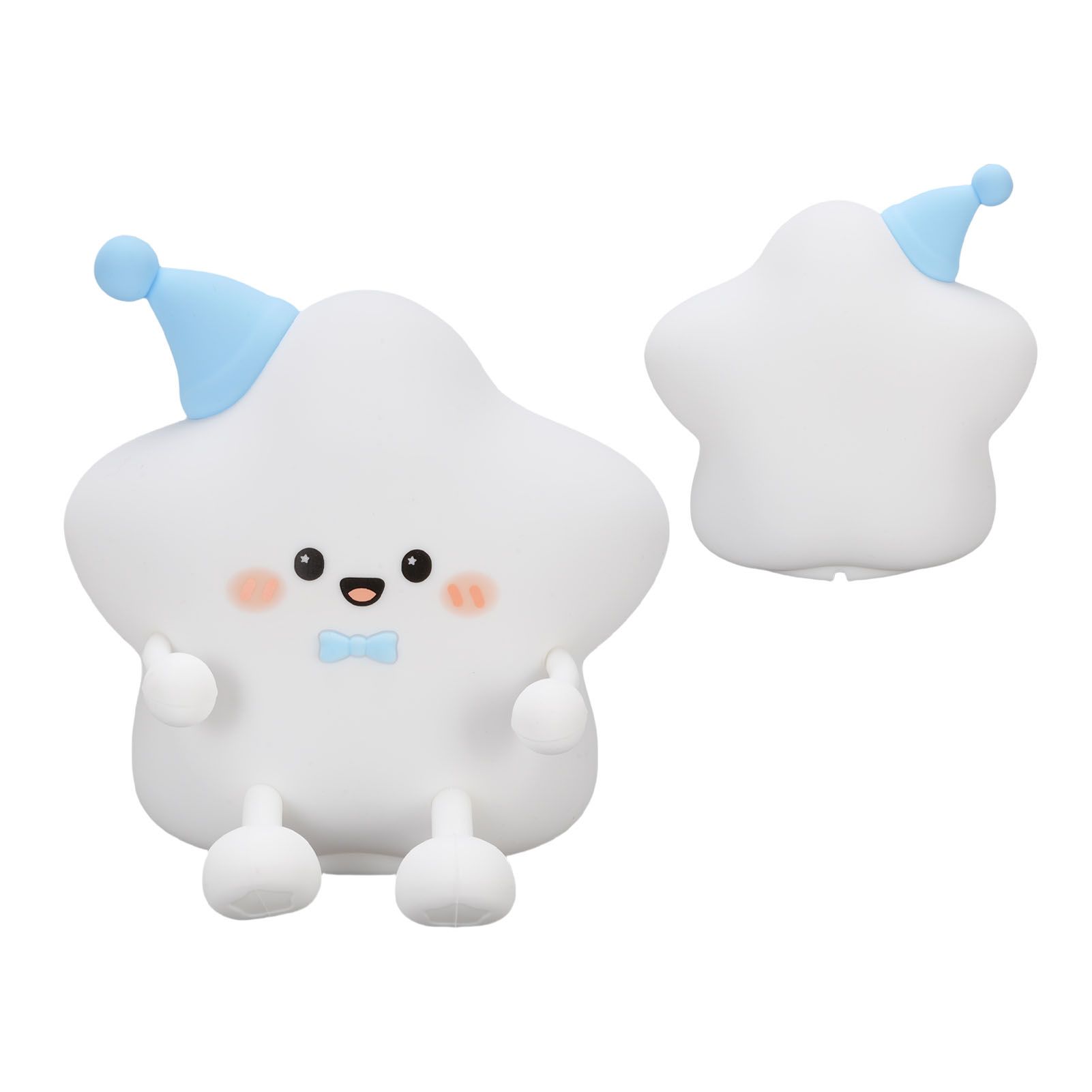 Bedside Night Light Cute Star Shape Silicone Rechargeable Nursery Nightlight view 9