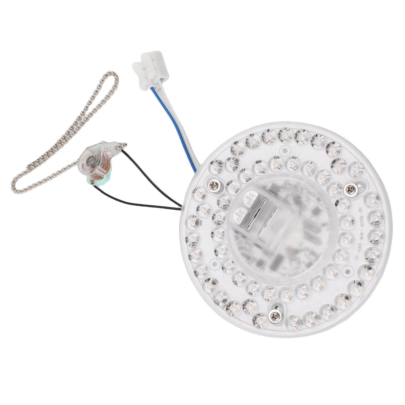 LED Ceiling Fan Light Retrofit Kit 4.7 Inch 20W 2100LM 3 Color Temperatures view 4