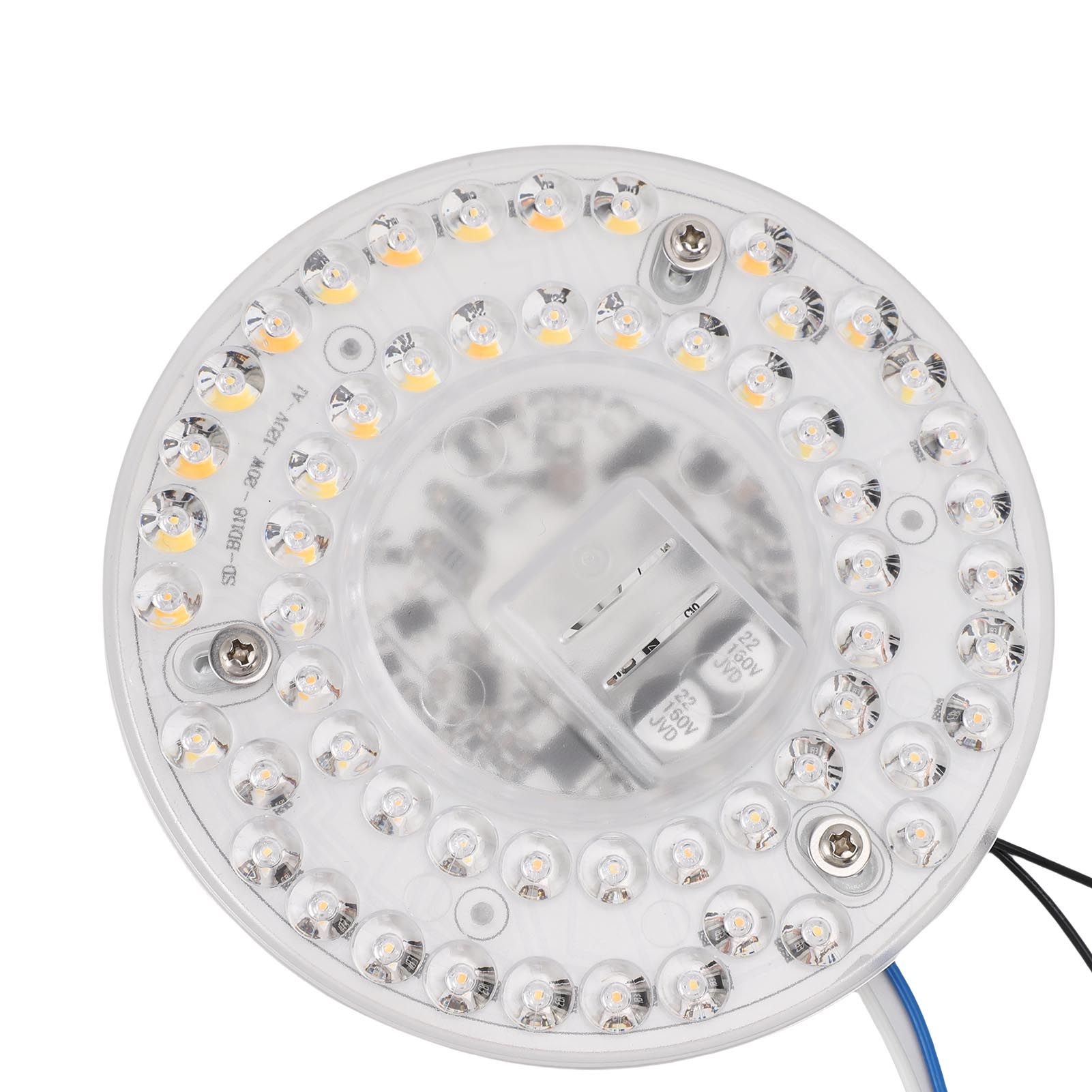 LED Ceiling Fan Light Retrofit Kit 4.7 Inch 20W 2100LM 3 Color Temperatures view 5