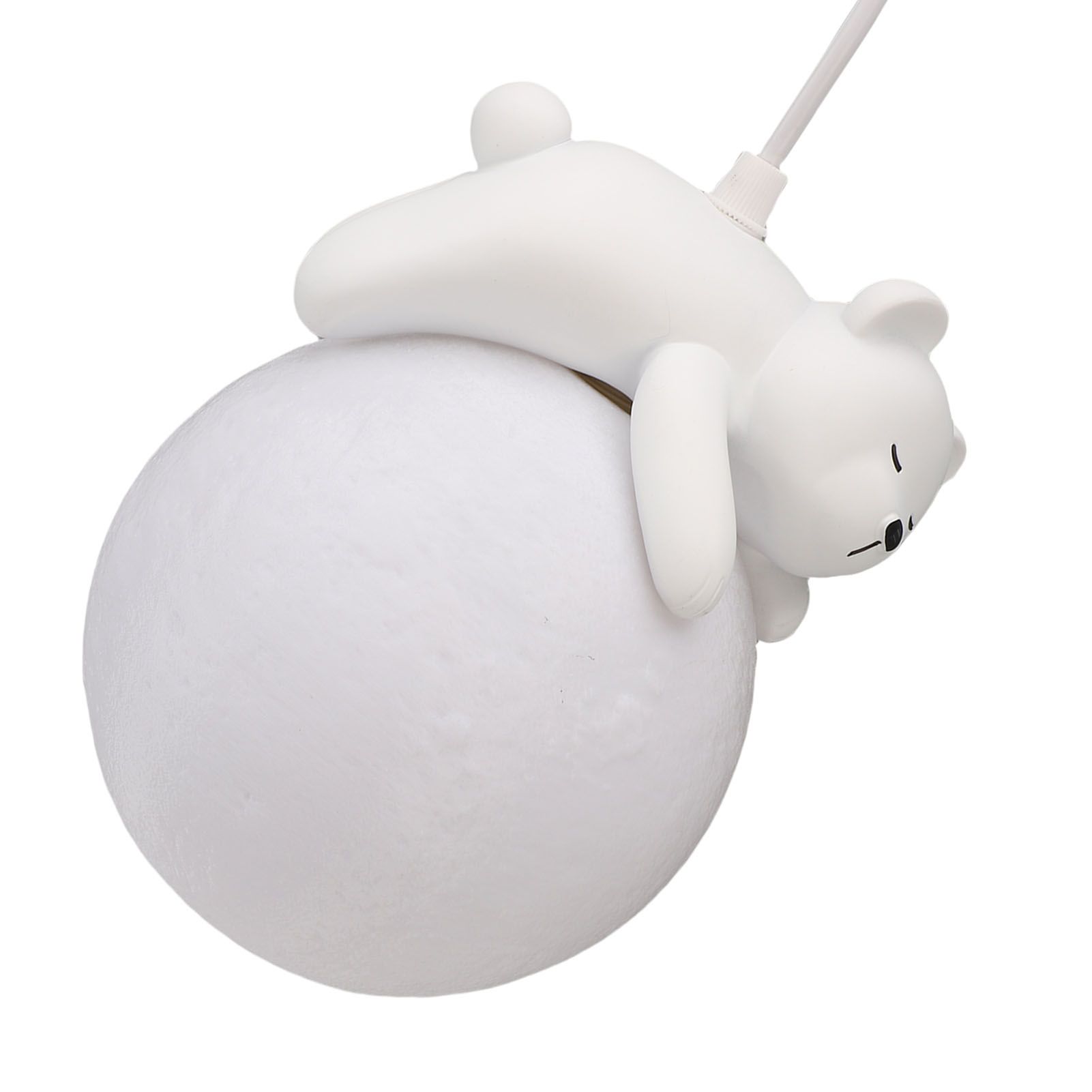 Bear Moon Pendant Lamp 3D Moon Pendent Light Ceiling Hanging Lamp for Bedroom view 11