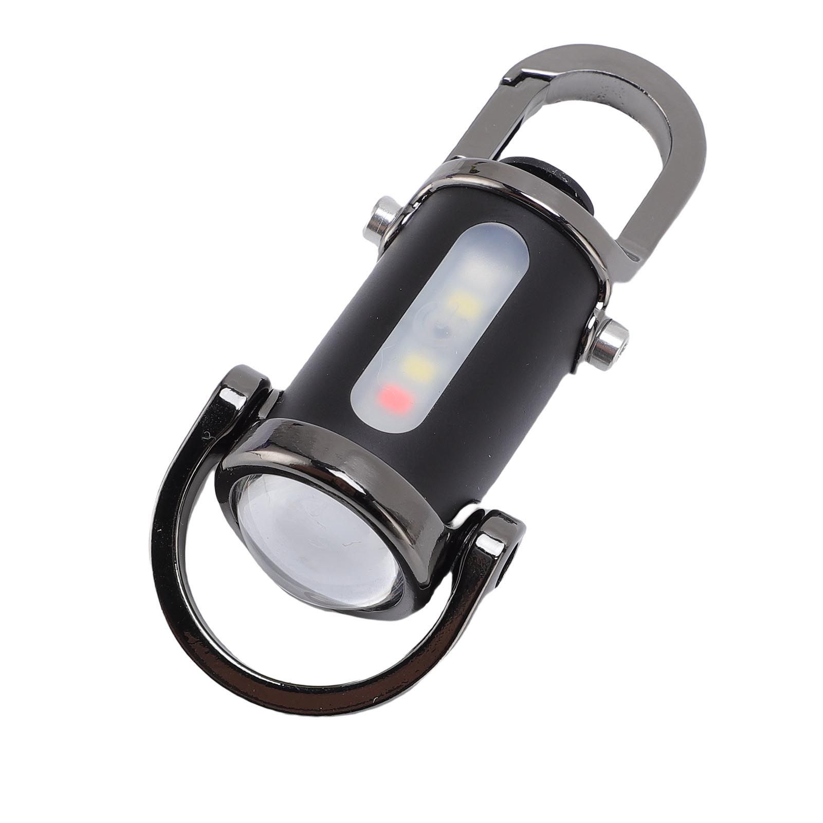 Mini Keychain Flashlight 1200LM Super Bright Rainproof Rechargeable Small