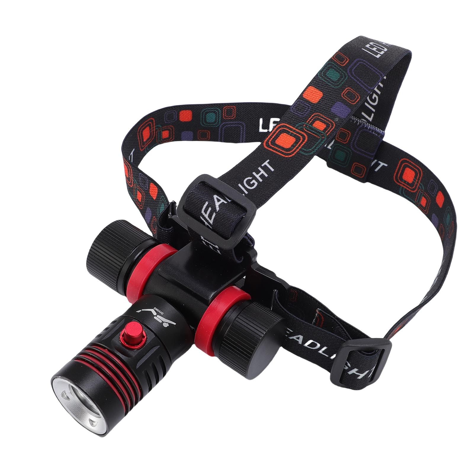 Scuba Diving Headlamp 5000LM IPX8 Watertight 3 Modes 262.5ft Underwater view 11
