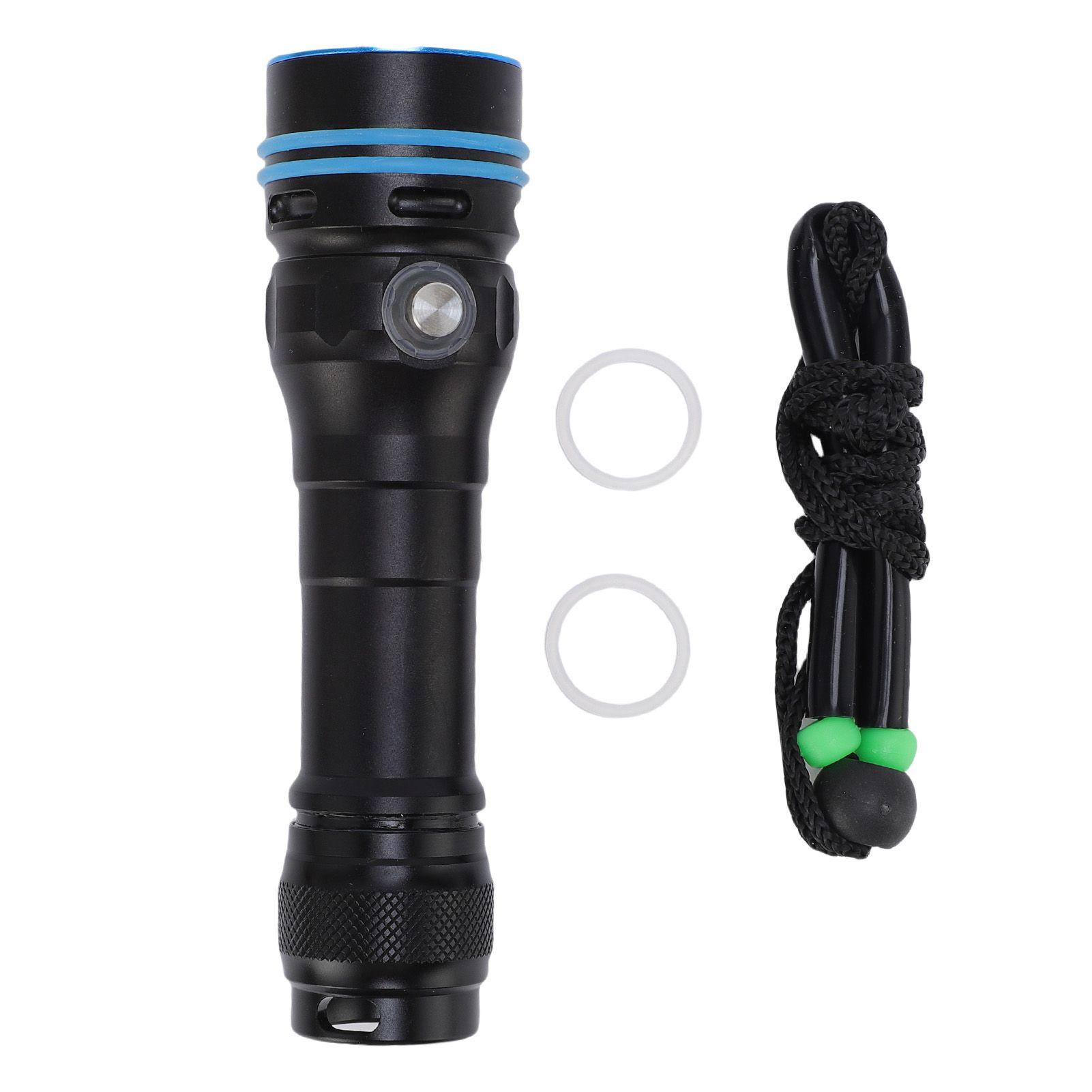 Scuba Diving Flashlight IPX8 Watertight 4 Modes 3600LM Dive Light with Power view 3