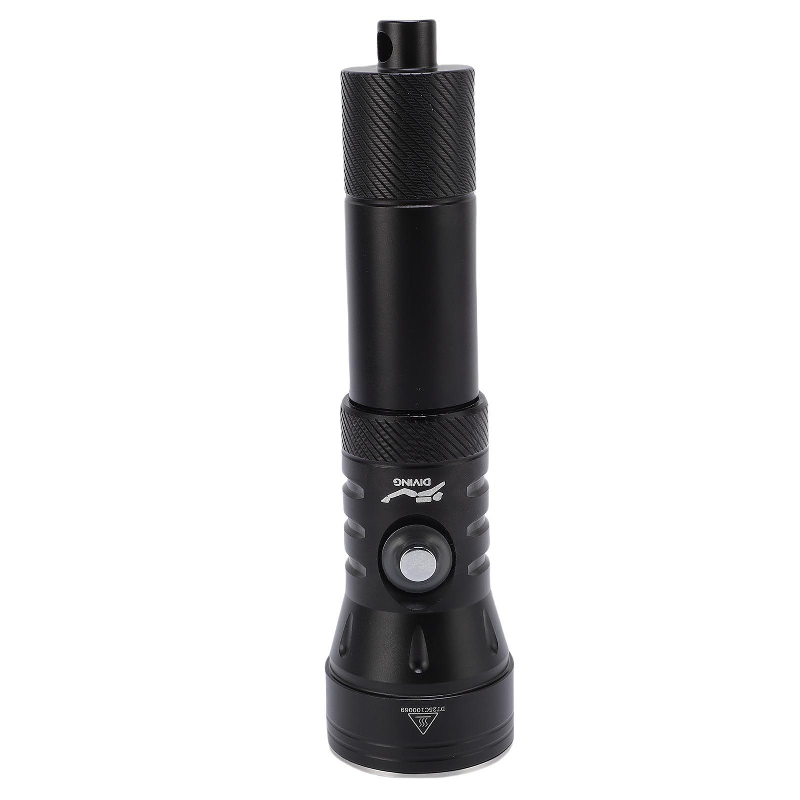 Diving Flashlight Aluminum Alloy IPX8 Rainproof 2000LM 5 Modes 100M Underwater