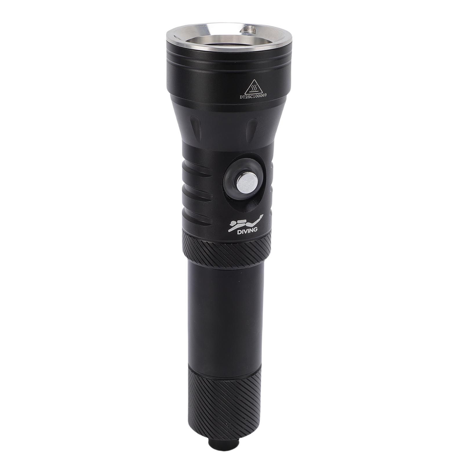 Diving Flashlight Aluminum Alloy IPX8 Rainproof 2000LM 5 Modes 100M Underwater view 12