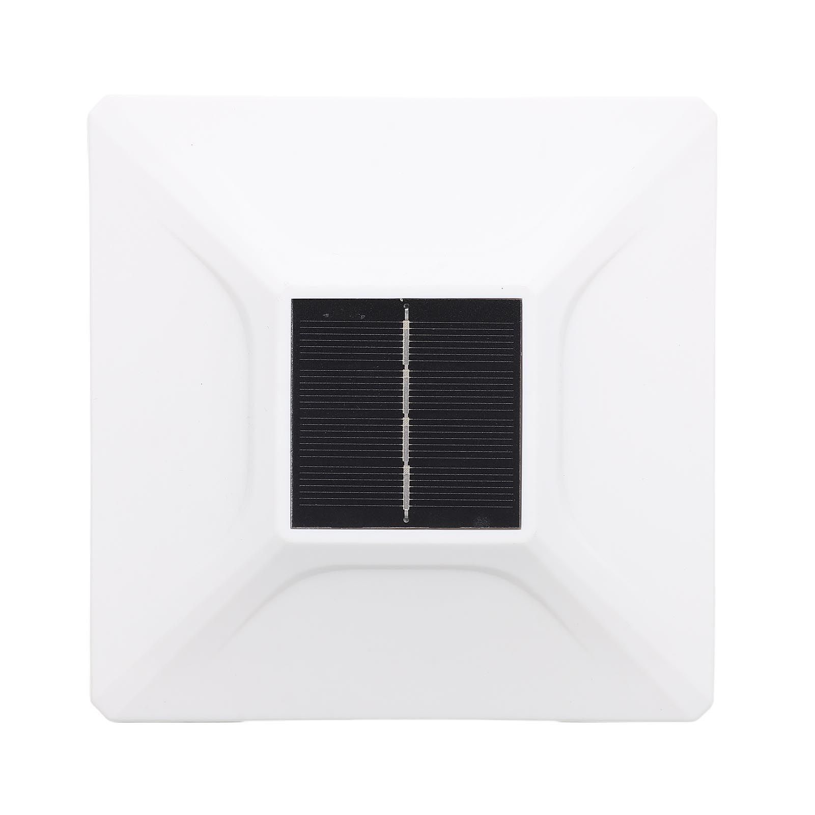 2 Pack Solar Post Light LED Warm and White Lighting Weather Proof Solar view 2