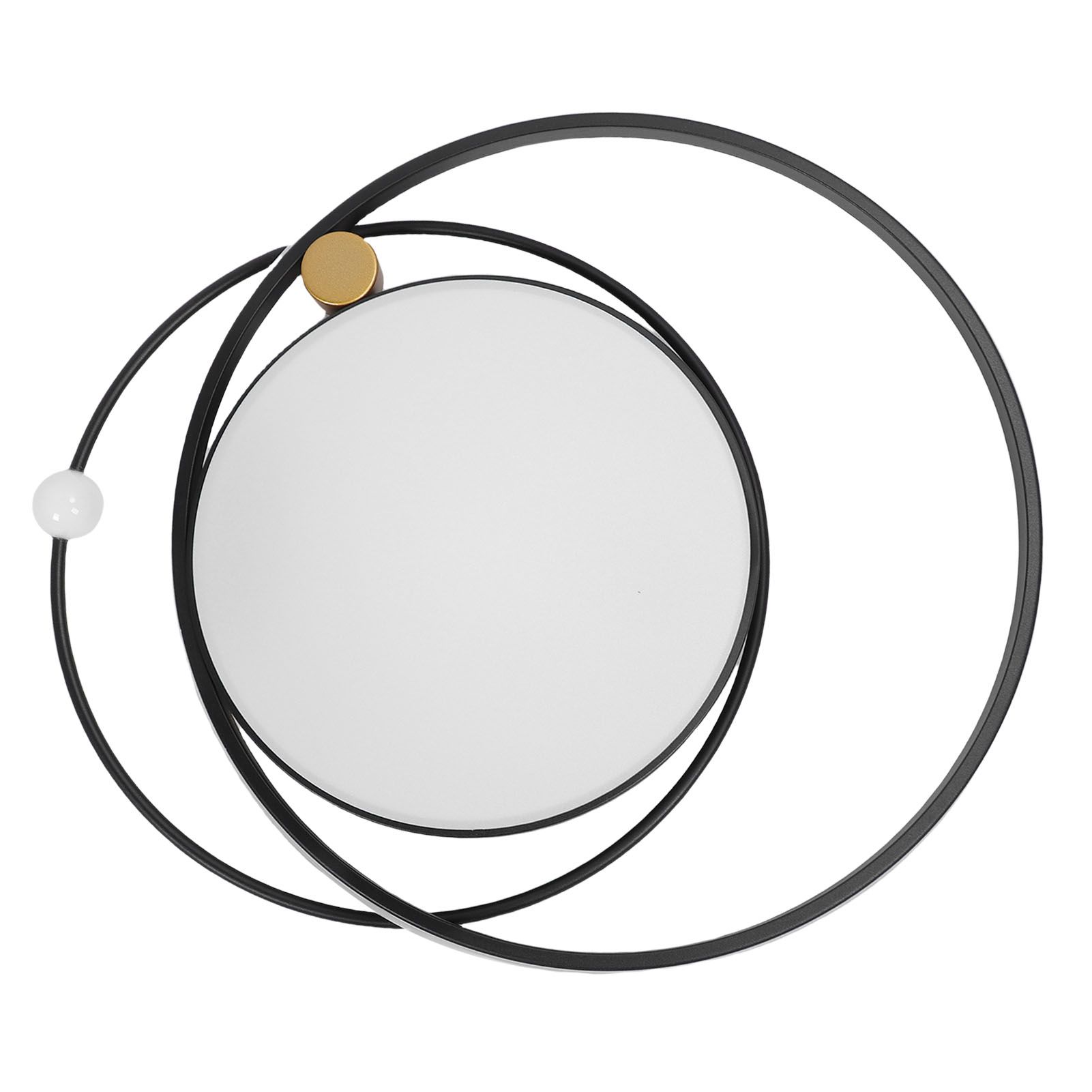 Modern LED Ceiling Light Dimmable Flush Mount Ceiling Lamp with Remote Control view 3
