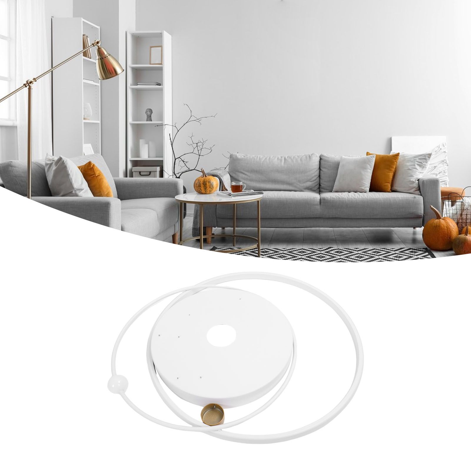 Modern LED Ceiling Light Dimmable Flush Mount Ceiling Lamp with Remote Control view 12