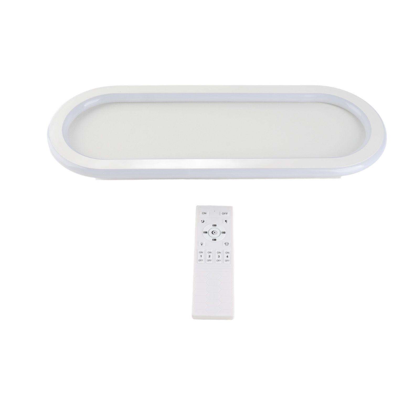 Ceiling Light Dimmable Modern LED Linear Ceiling Lamp with Remote Control for view 3