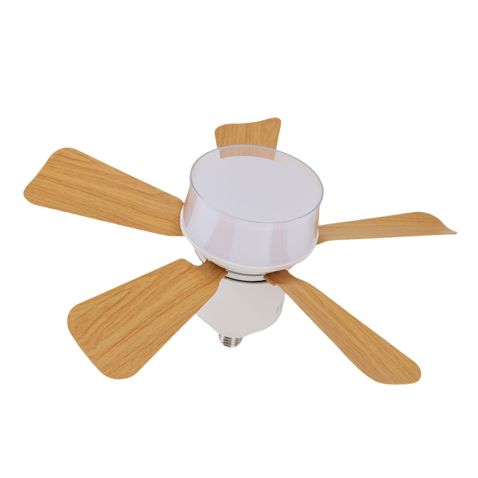 Socket Ceiling Fan Light with Remote Dimmable Small Ceiling Fan 3 Colors Easy view 4